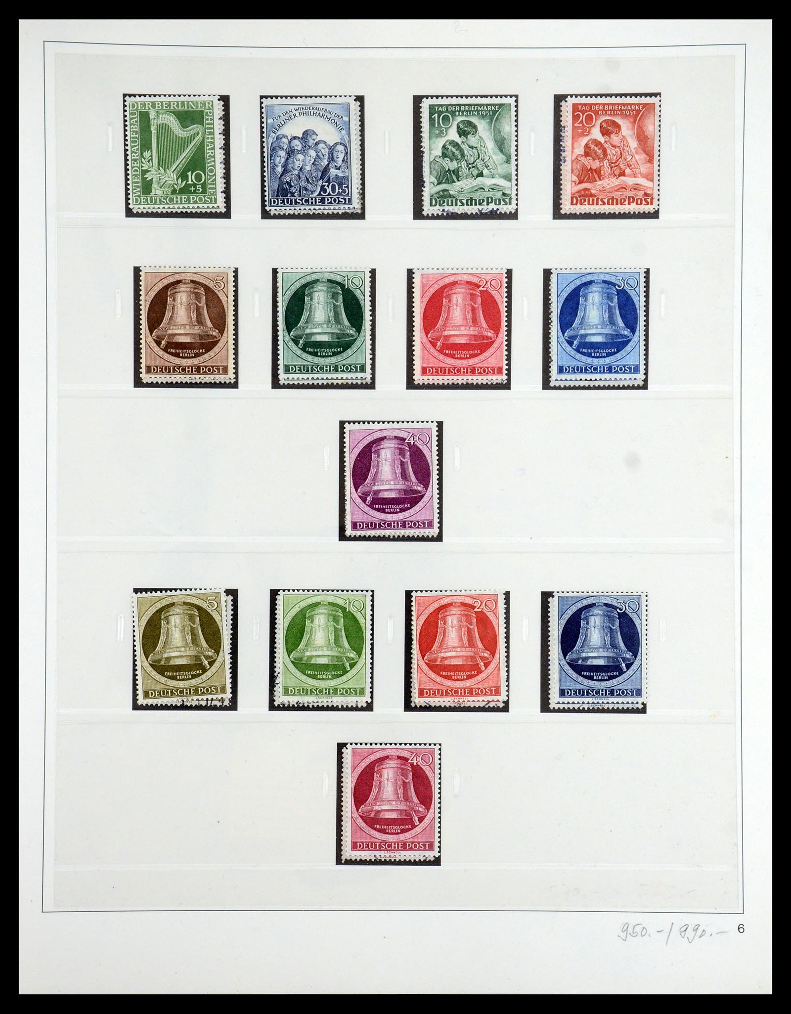 35341 013 - Postzegelverzameling 35341 Berlijn 1948-1974.