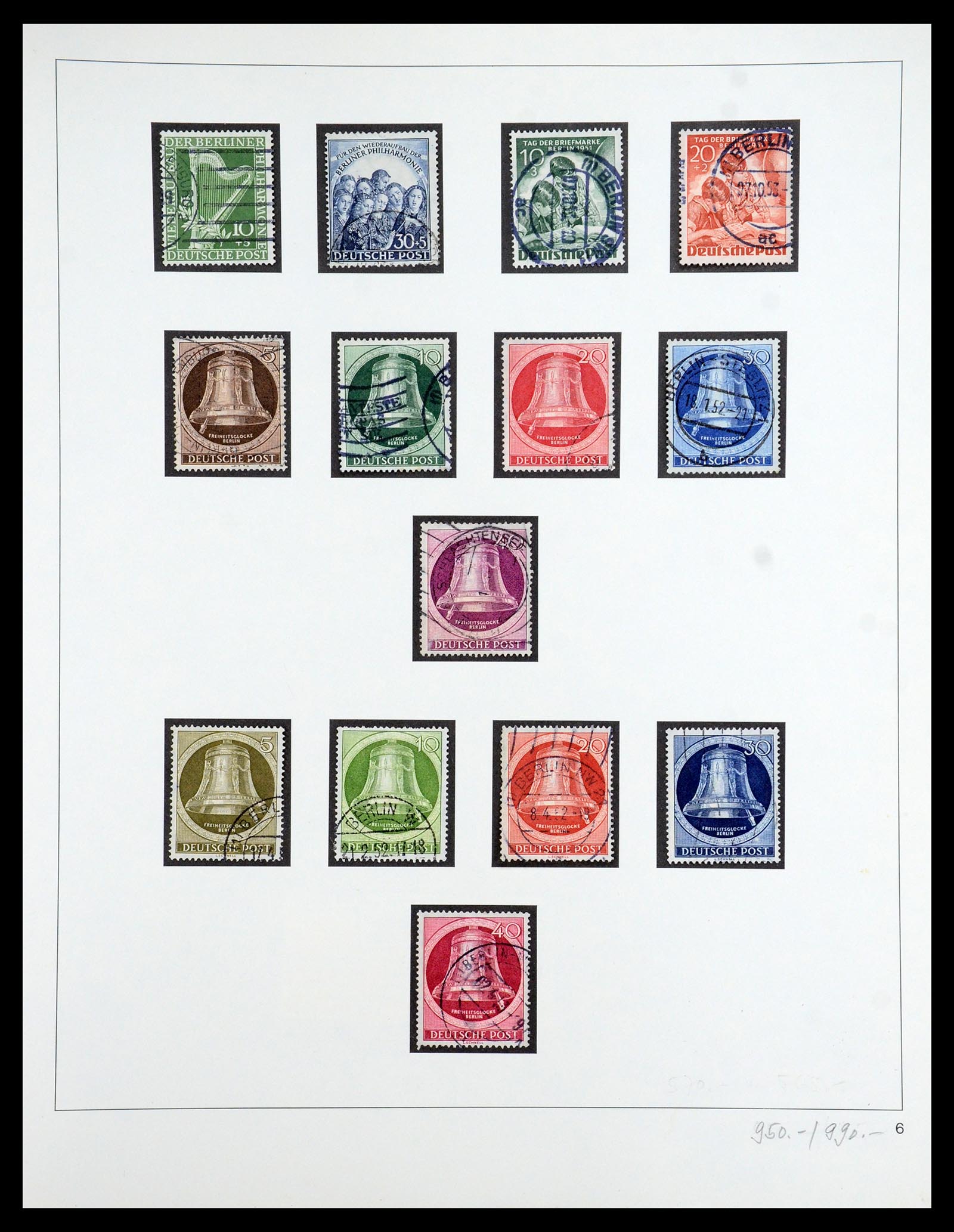 35341 014 - Postzegelverzameling 35341 Berlijn 1948-1974.