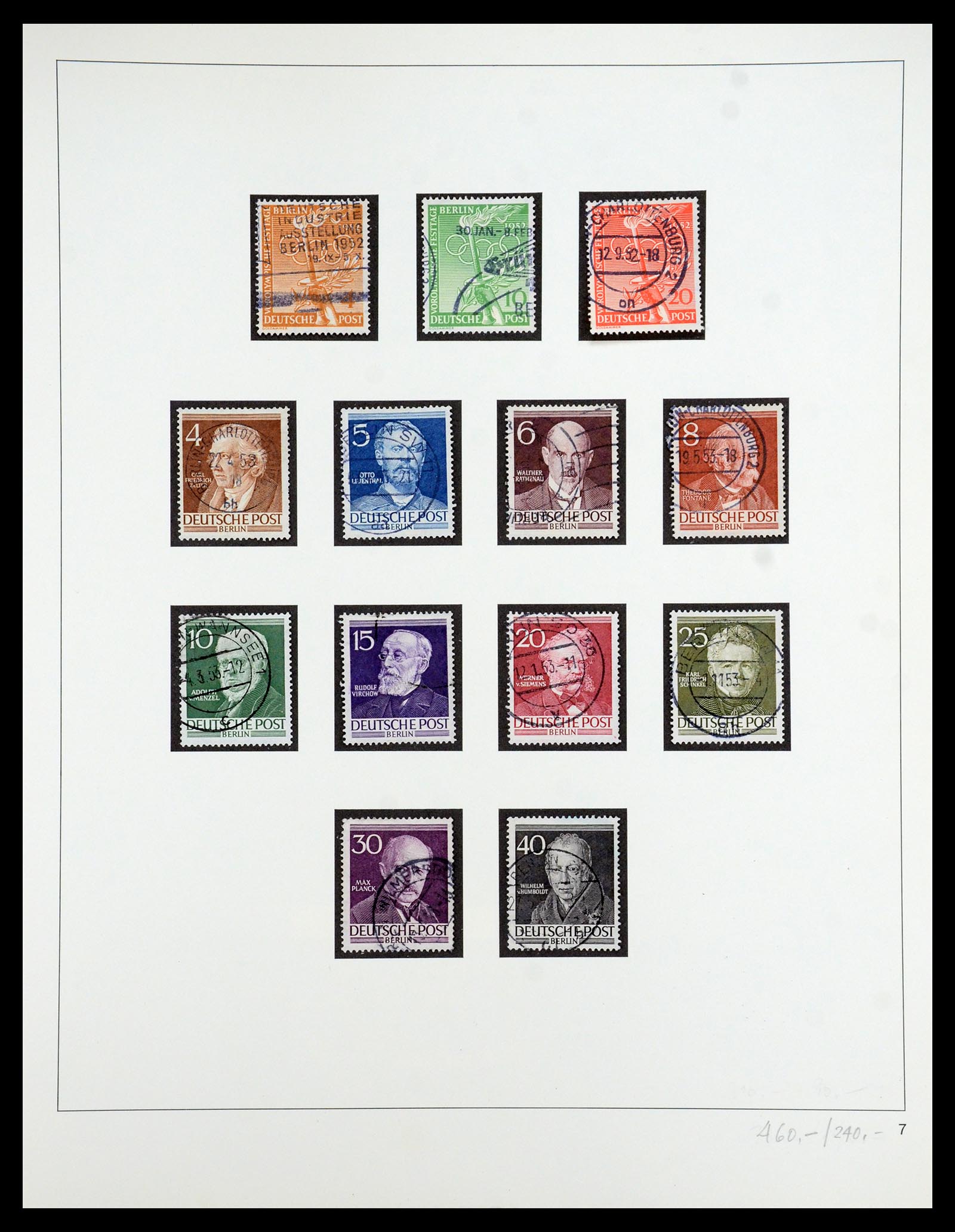 35341 016 - Postzegelverzameling 35341 Berlijn 1948-1974.