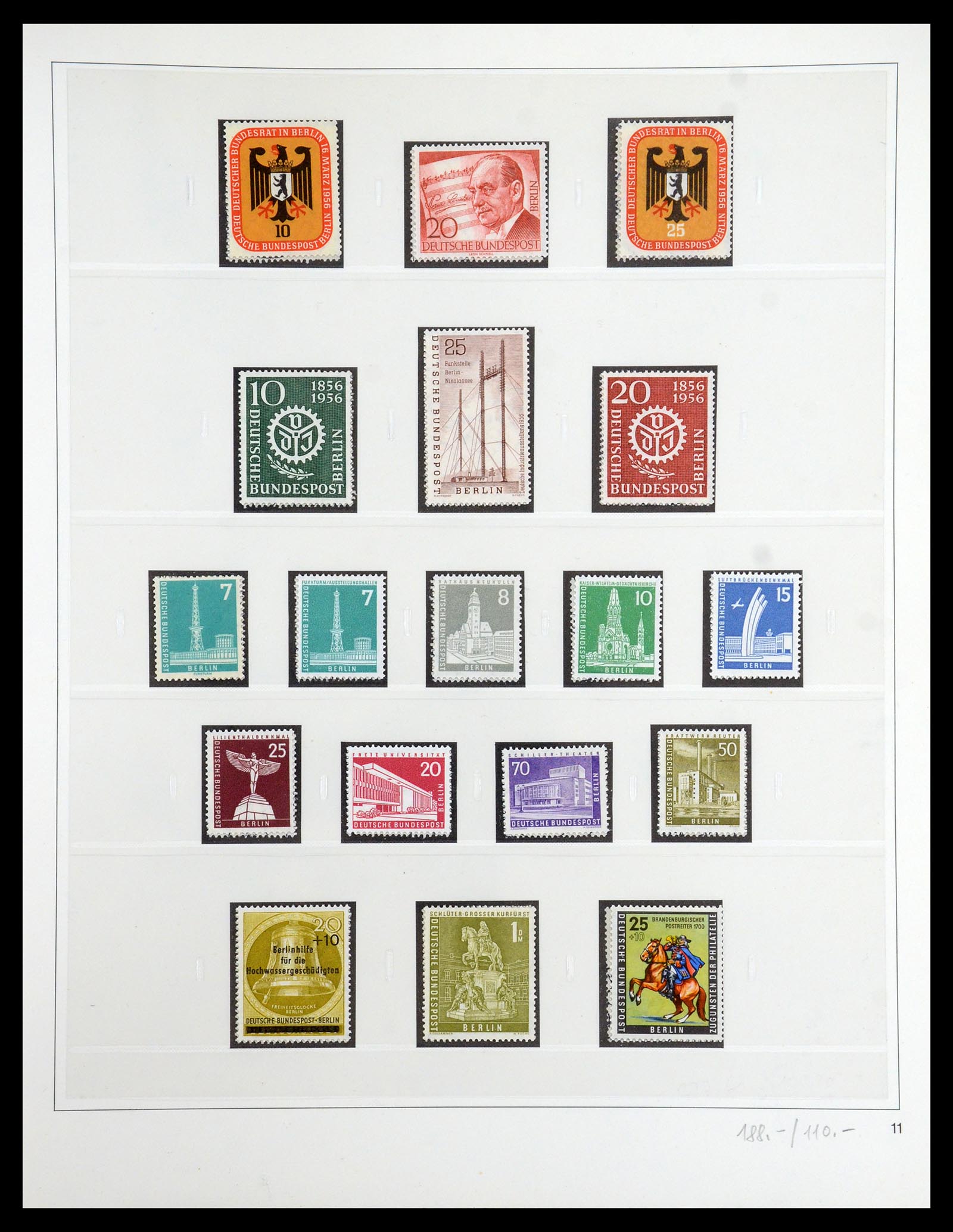 35341 023 - Postzegelverzameling 35341 Berlijn 1948-1974.