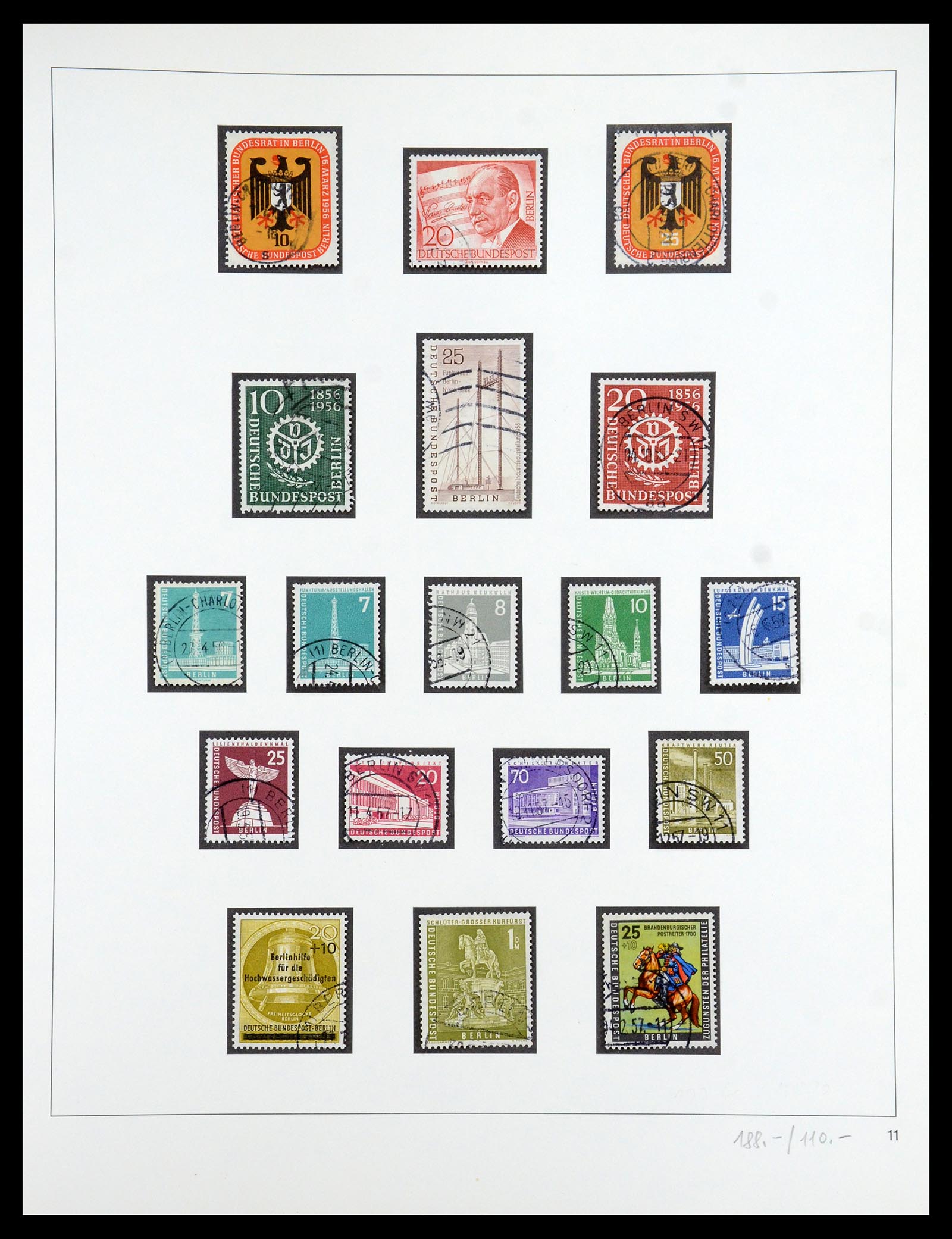 35341 024 - Postzegelverzameling 35341 Berlijn 1948-1974.