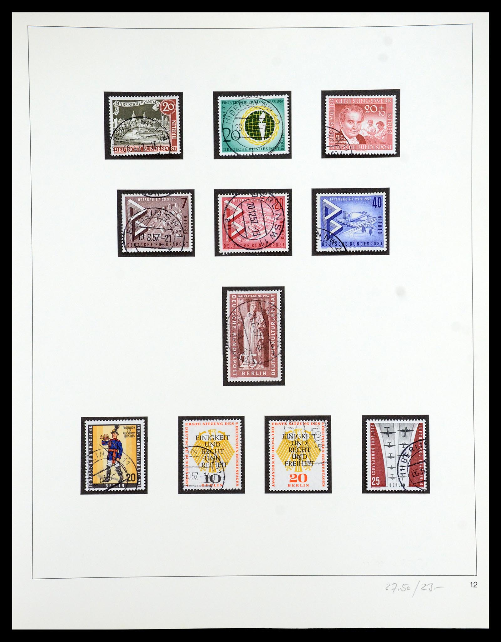 35341 026 - Postzegelverzameling 35341 Berlijn 1948-1974.