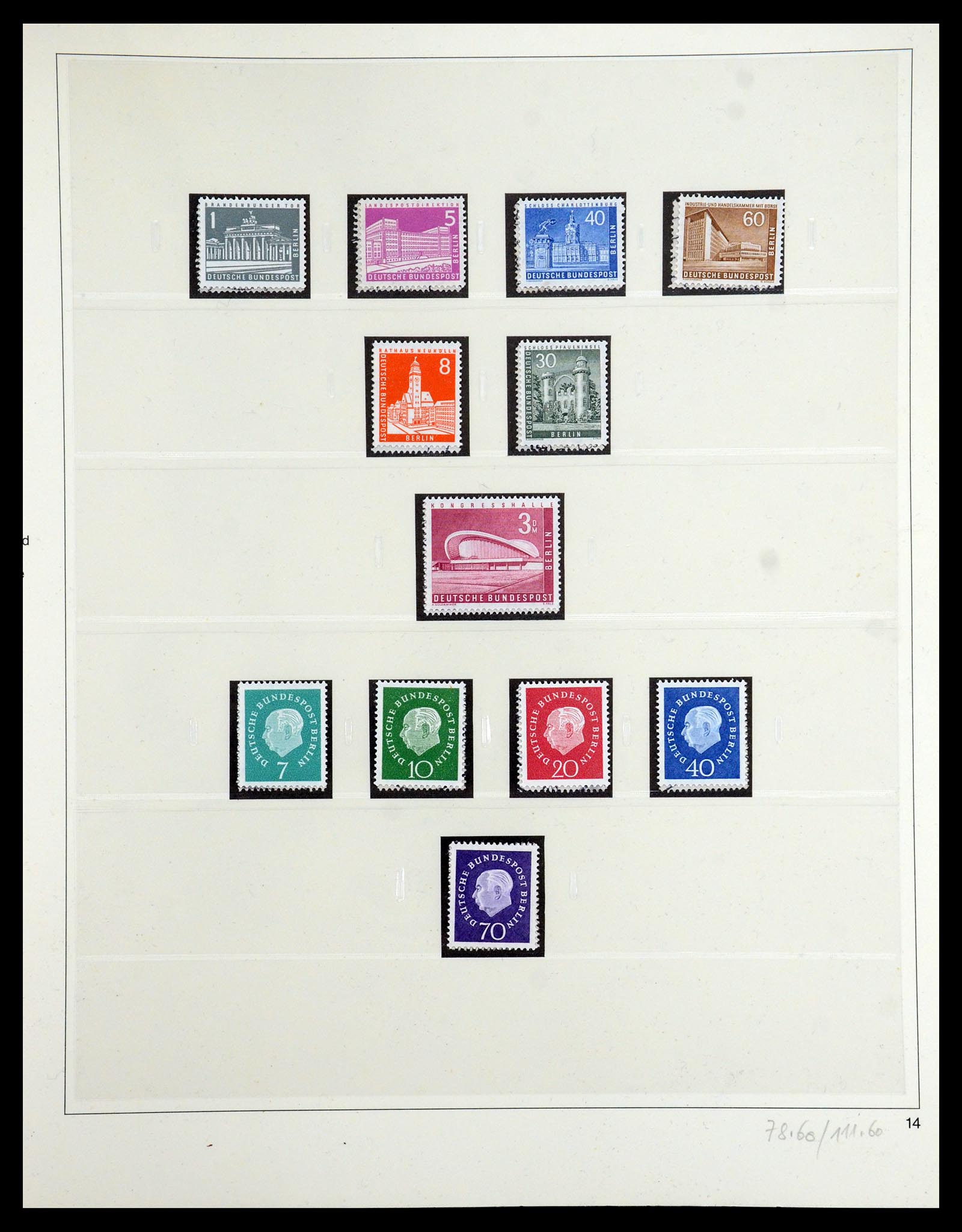 35341 029 - Postzegelverzameling 35341 Berlijn 1948-1974.
