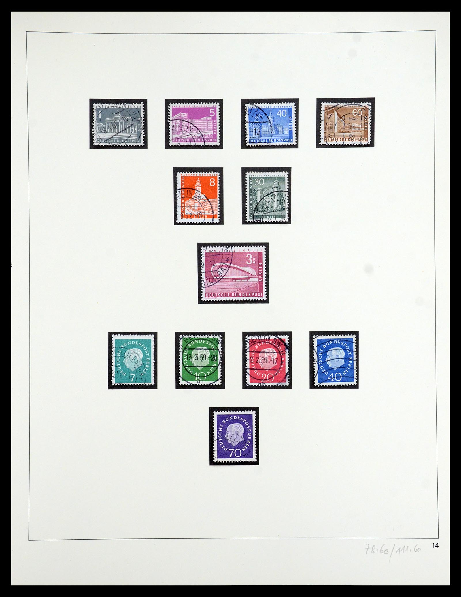35341 030 - Postzegelverzameling 35341 Berlijn 1948-1974.