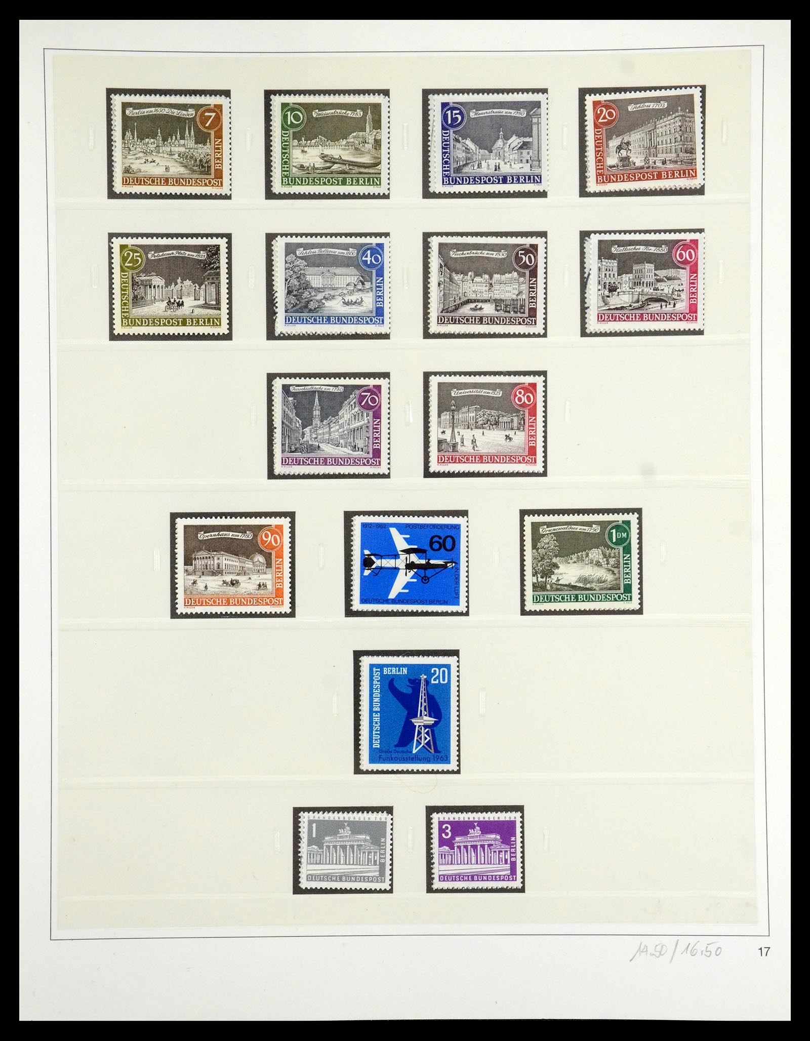 35341 035 - Postzegelverzameling 35341 Berlijn 1948-1974.