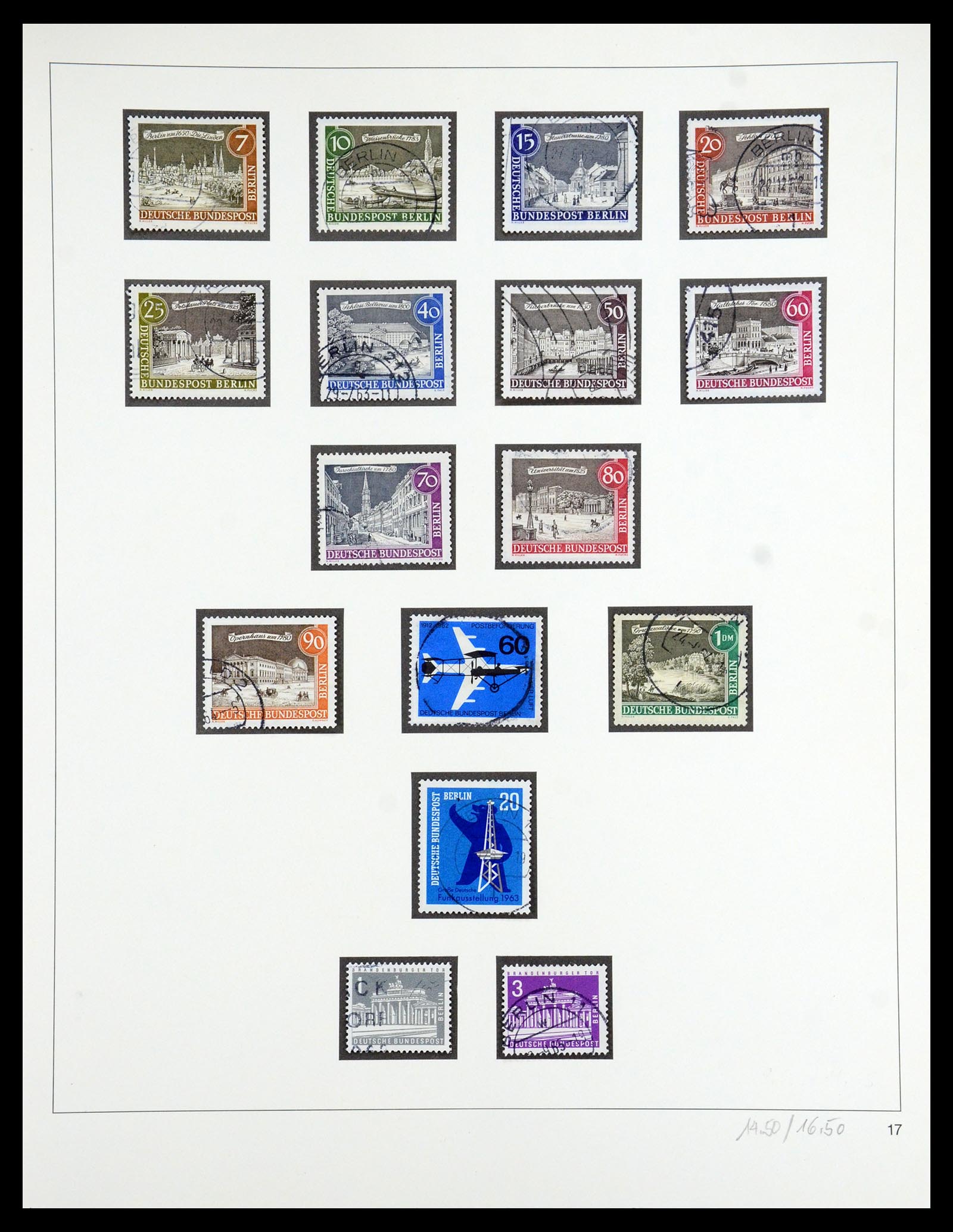 35341 036 - Postzegelverzameling 35341 Berlijn 1948-1974.