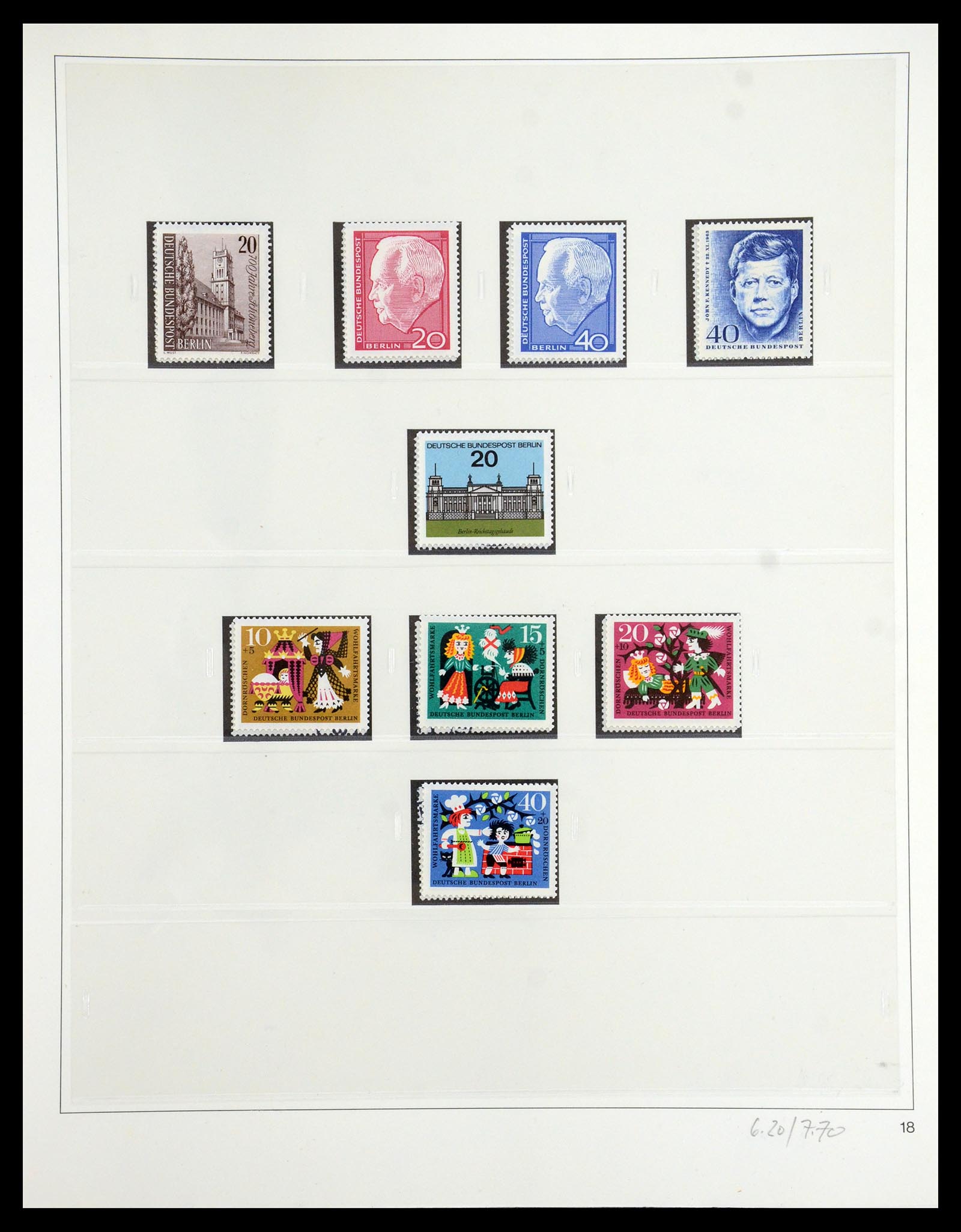35341 037 - Postzegelverzameling 35341 Berlijn 1948-1974.