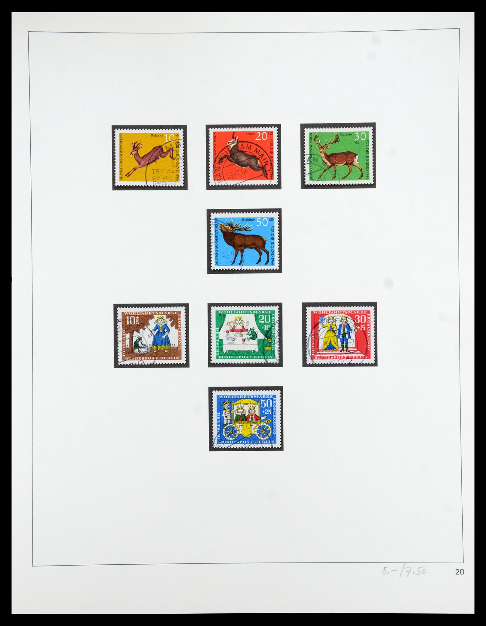 35341 042 - Postzegelverzameling 35341 Berlijn 1948-1974.
