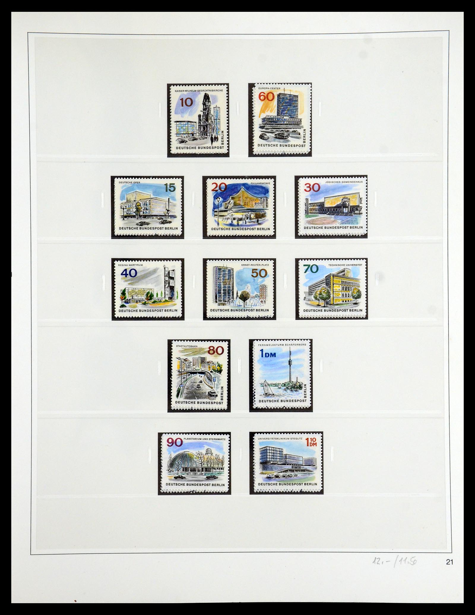 35341 043 - Postzegelverzameling 35341 Berlijn 1948-1974.