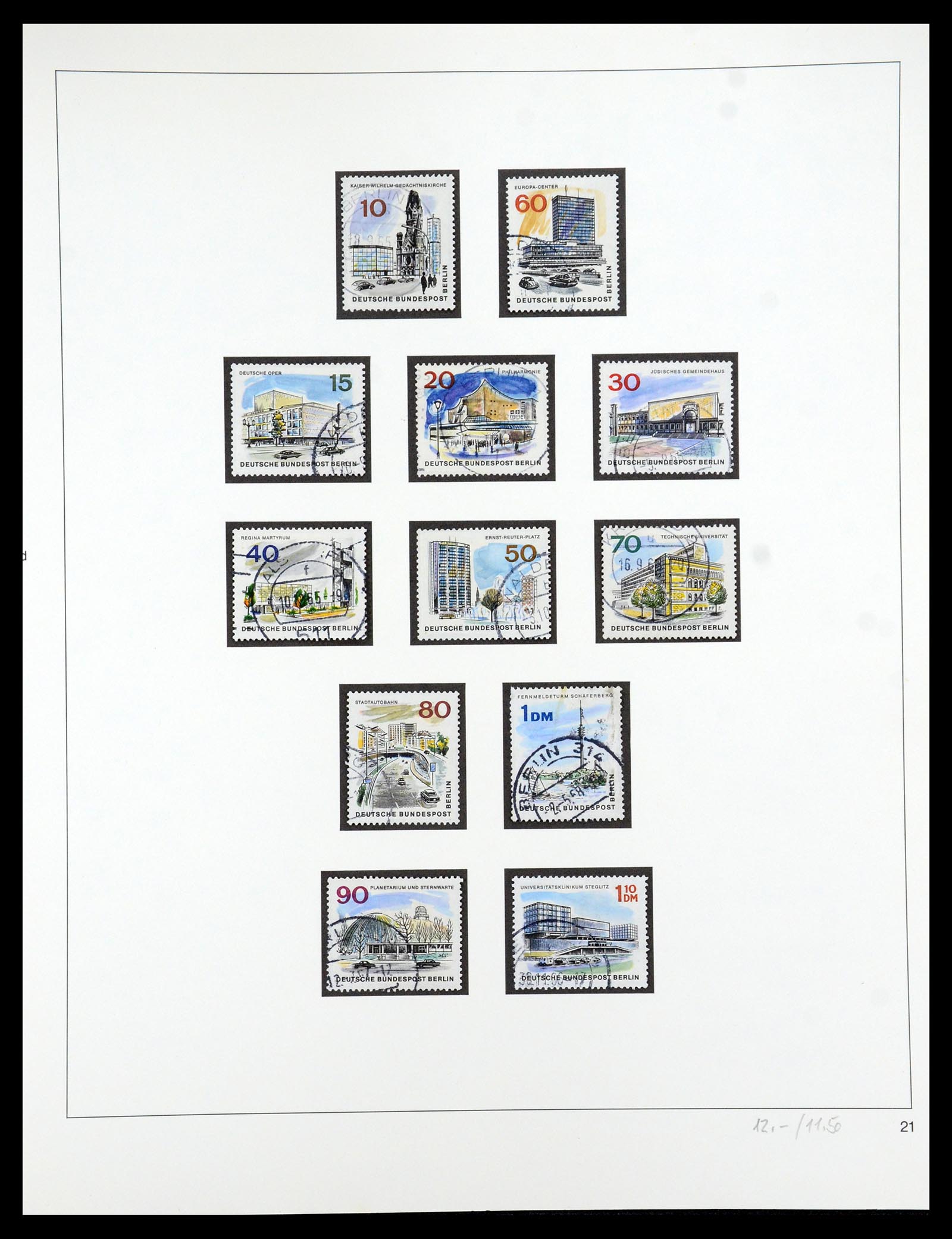 35341 044 - Postzegelverzameling 35341 Berlijn 1948-1974.