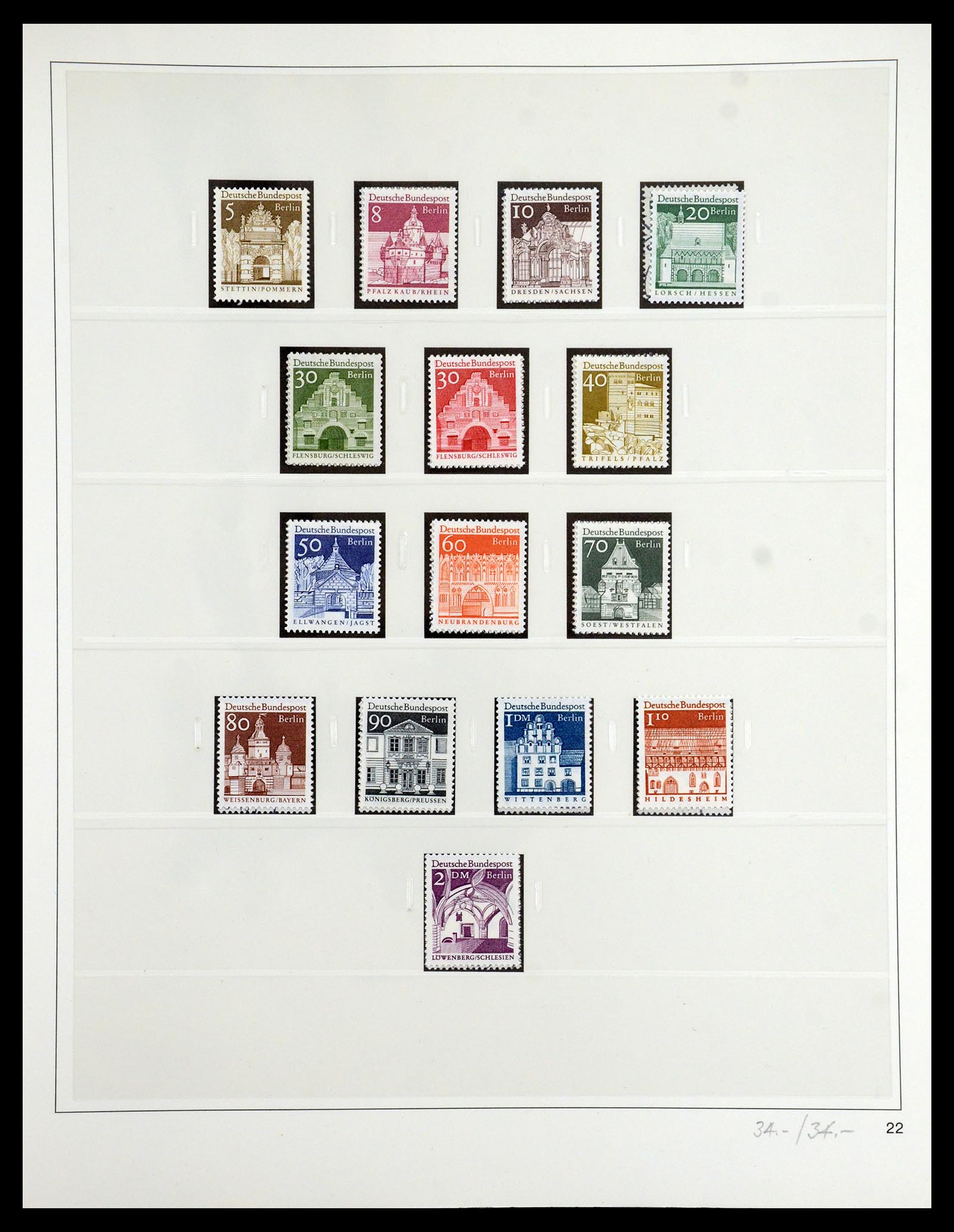35341 045 - Postzegelverzameling 35341 Berlijn 1948-1974.