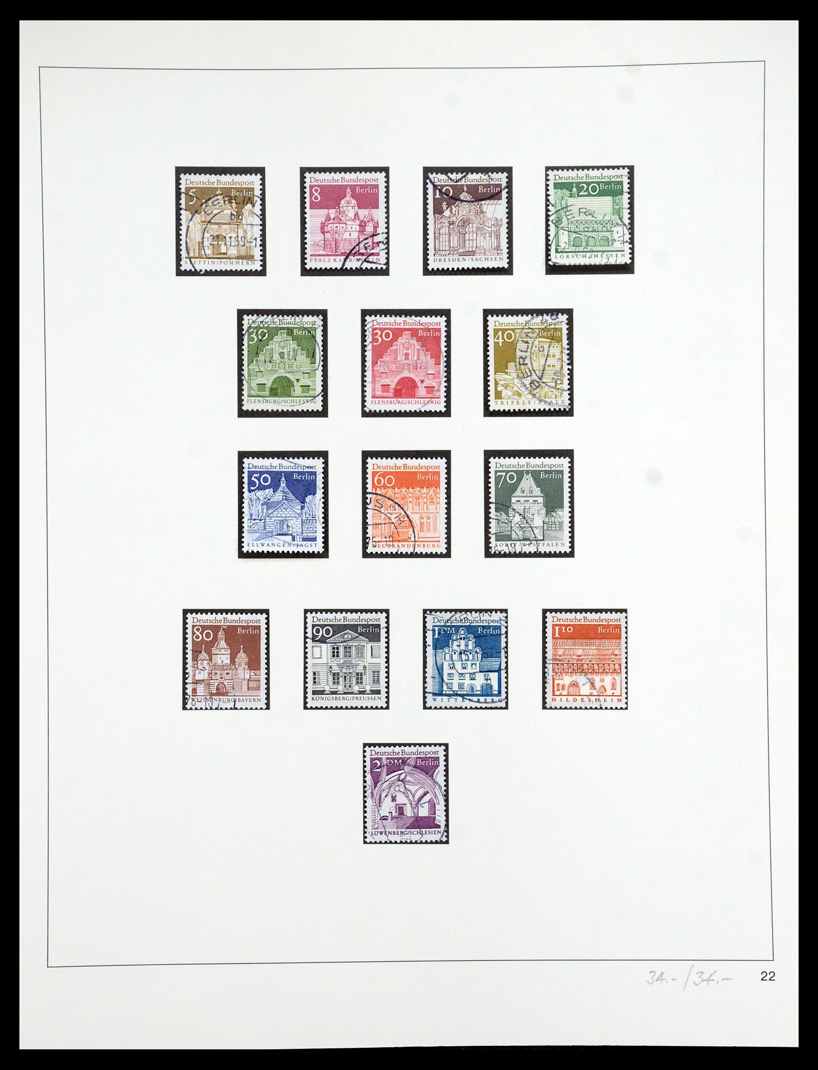 35341 046 - Postzegelverzameling 35341 Berlijn 1948-1974.