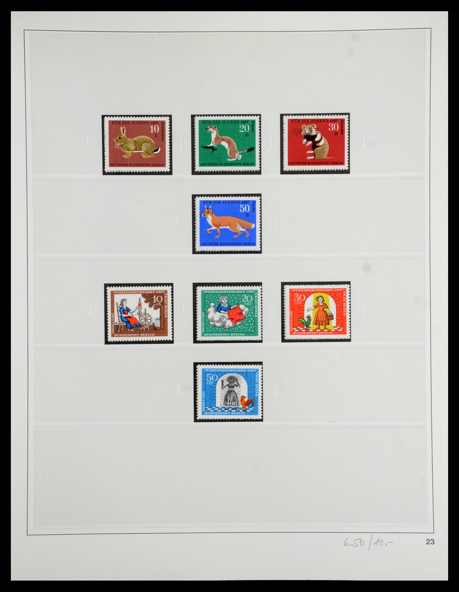 35341 047 - Postzegelverzameling 35341 Berlijn 1948-1974.