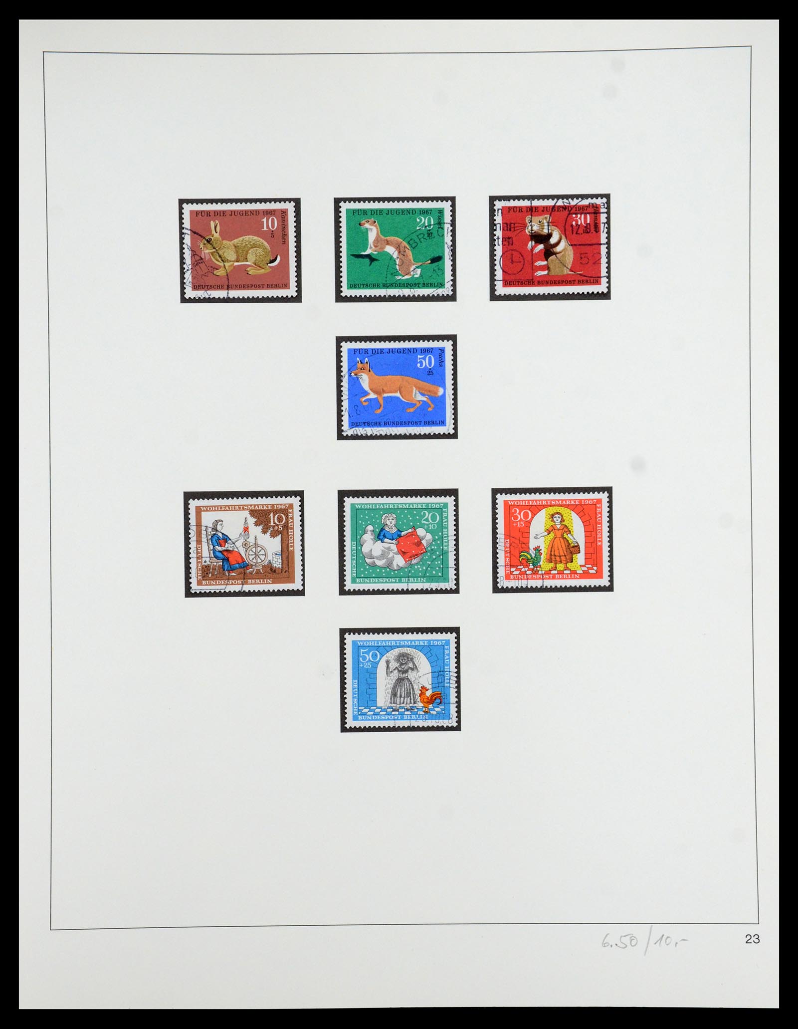 35341 048 - Postzegelverzameling 35341 Berlijn 1948-1974.