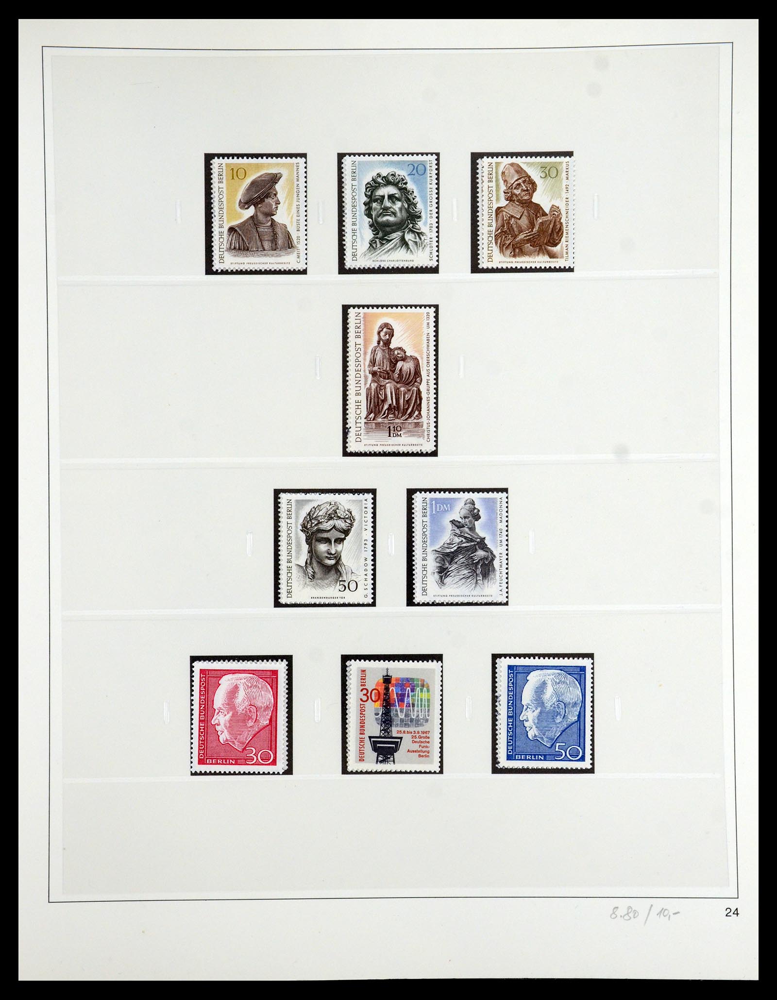 35341 049 - Postzegelverzameling 35341 Berlijn 1948-1974.