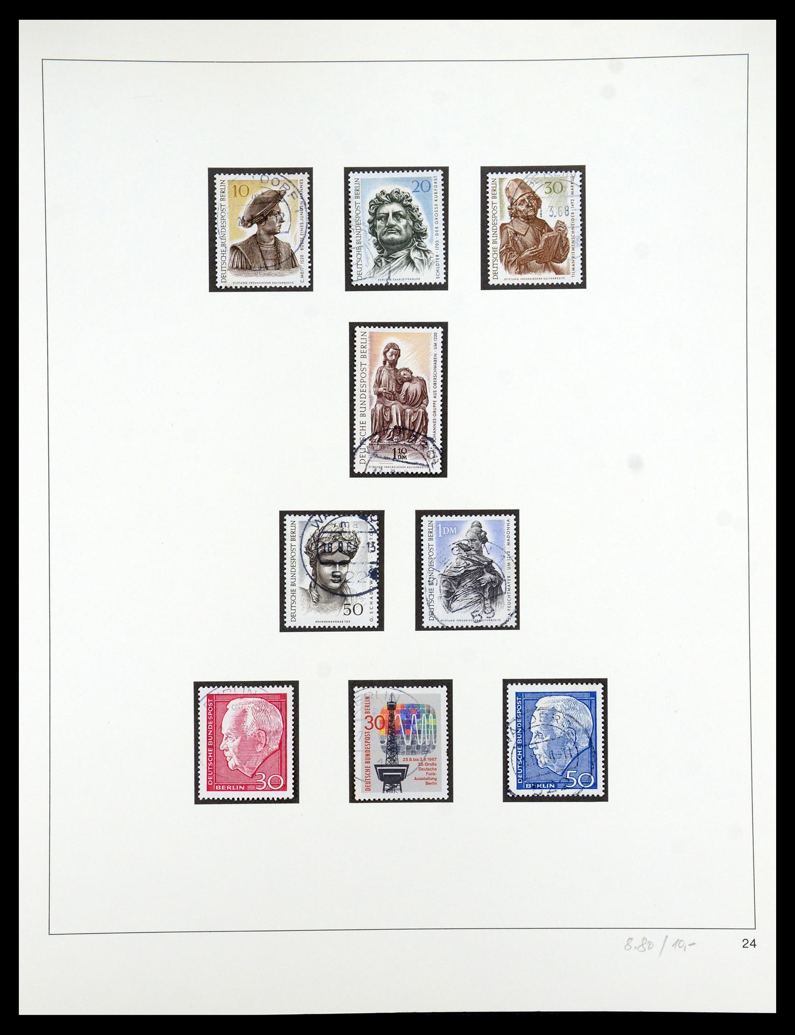 35341 050 - Postzegelverzameling 35341 Berlijn 1948-1974.