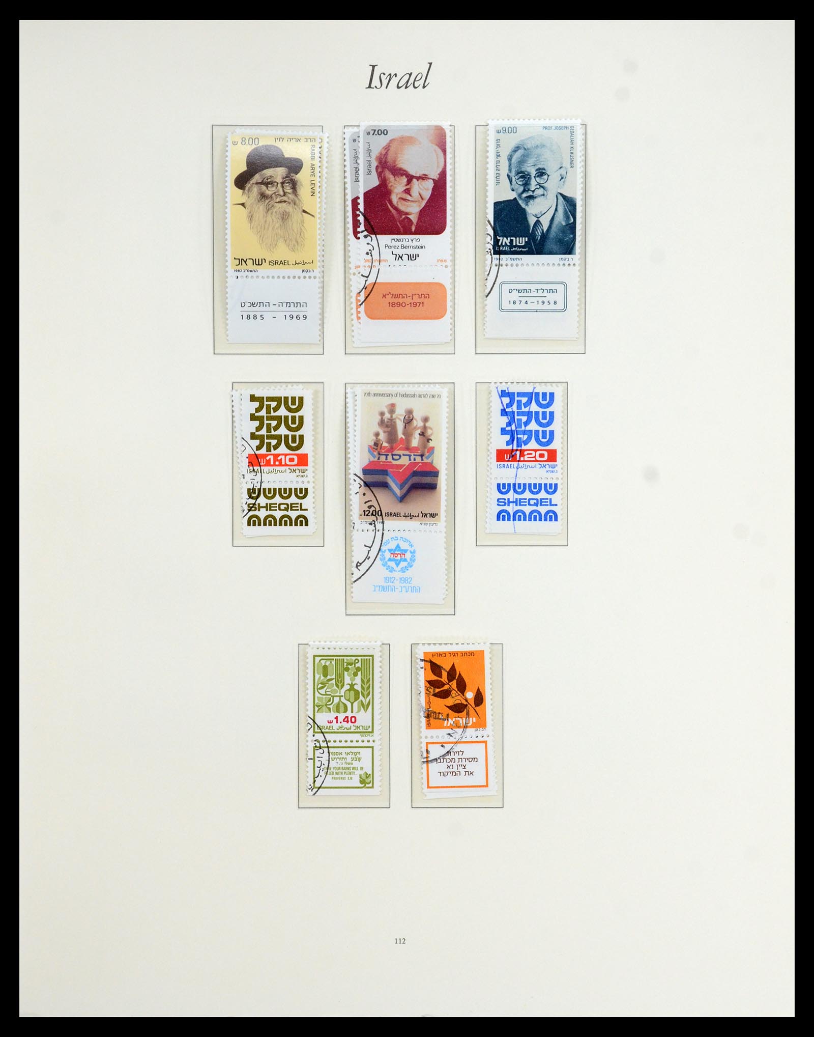 35342 130 - Postzegelverzameling 35342 Israël 1948-1982.