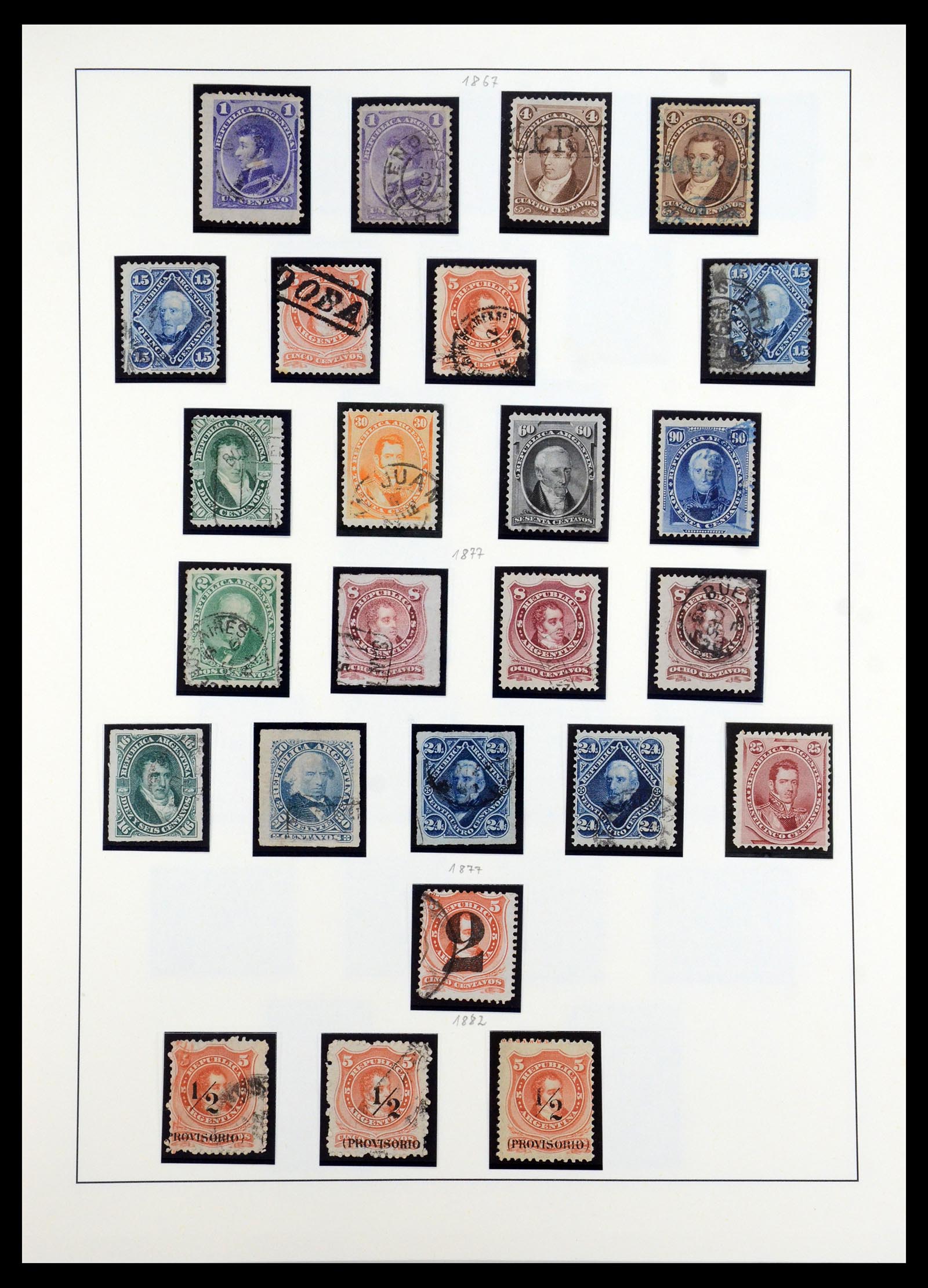35343 002 - Postzegelverzameling 35343 Argentinië 1858-1965.