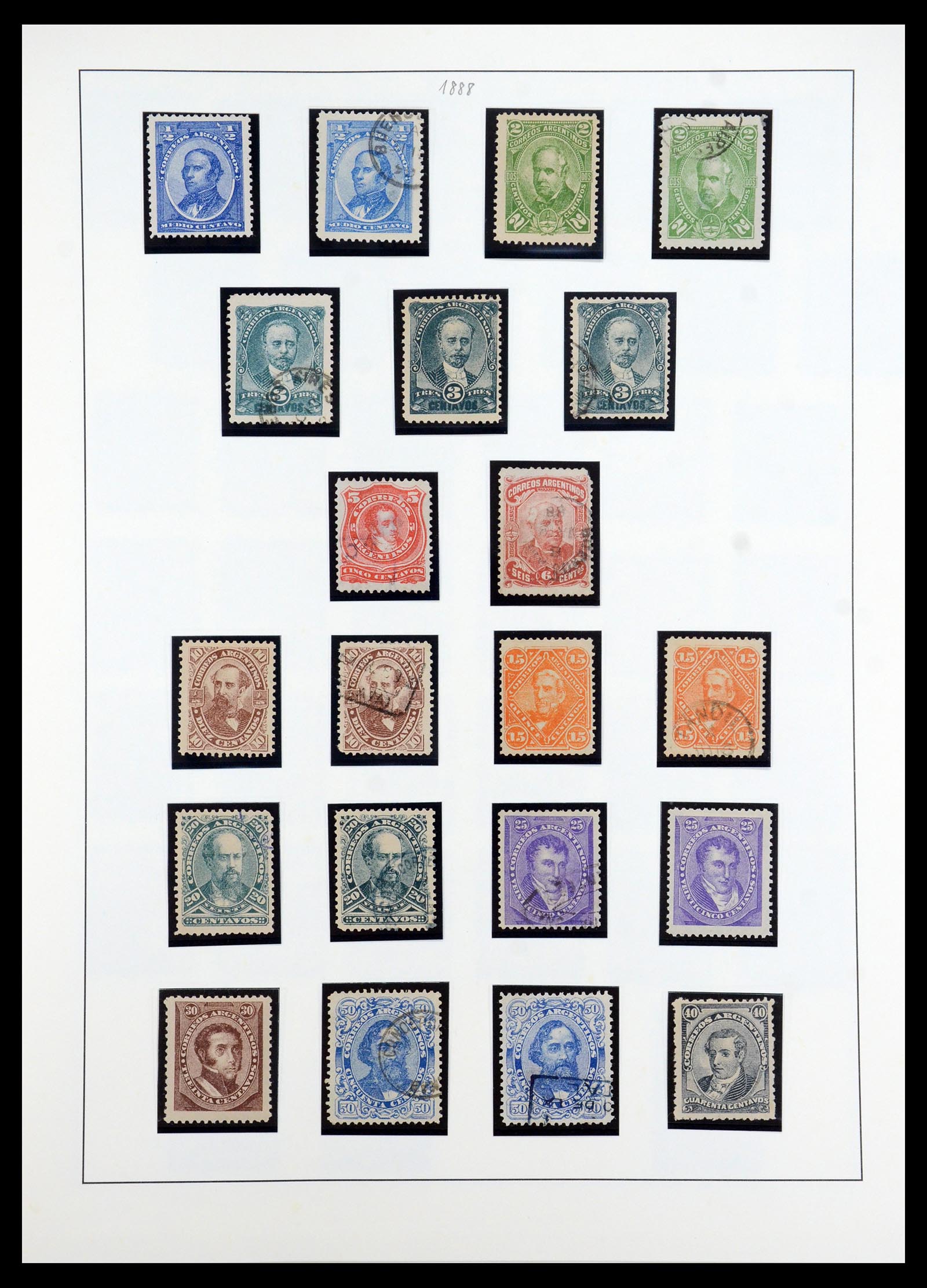 35343 004 - Postzegelverzameling 35343 Argentinië 1858-1965.