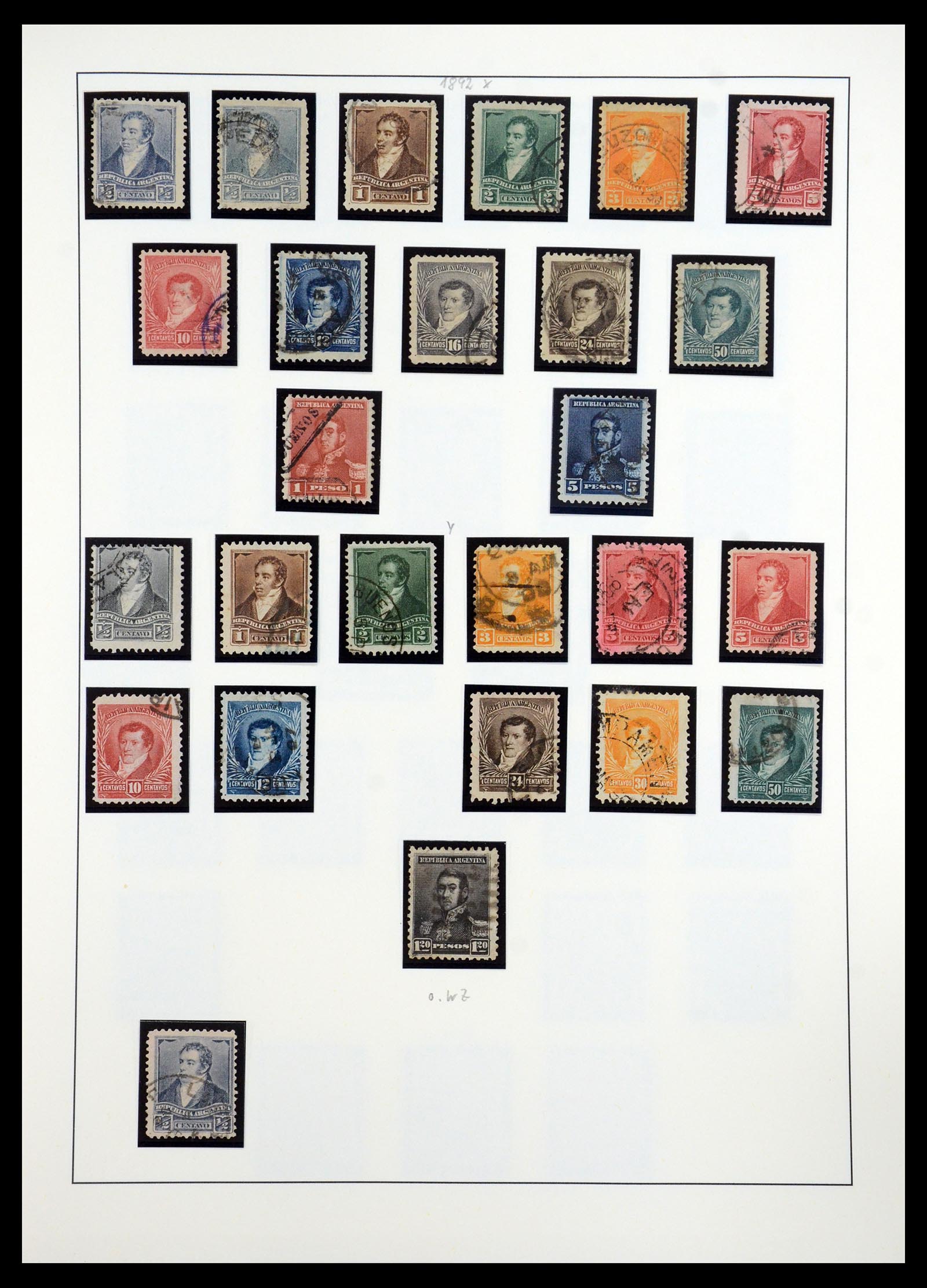 35343 006 - Postzegelverzameling 35343 Argentinië 1858-1965.