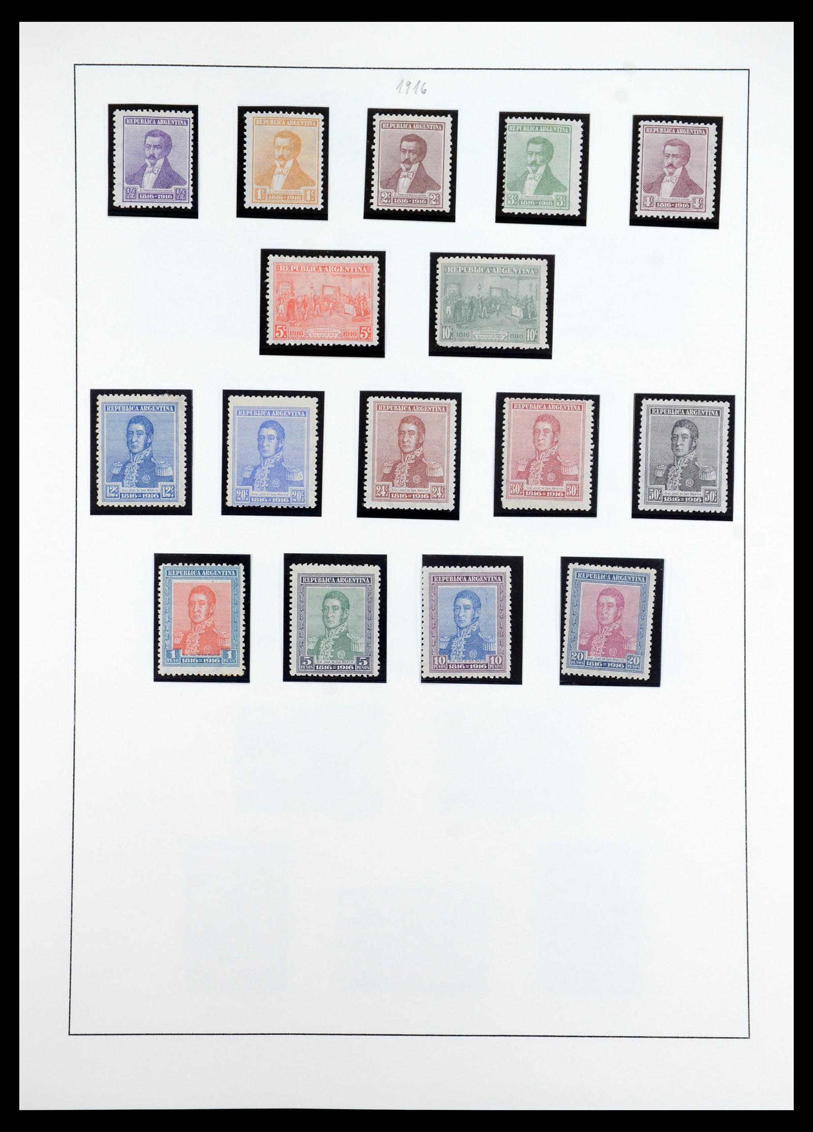35343 008 - Postzegelverzameling 35343 Argentinië 1858-1965.