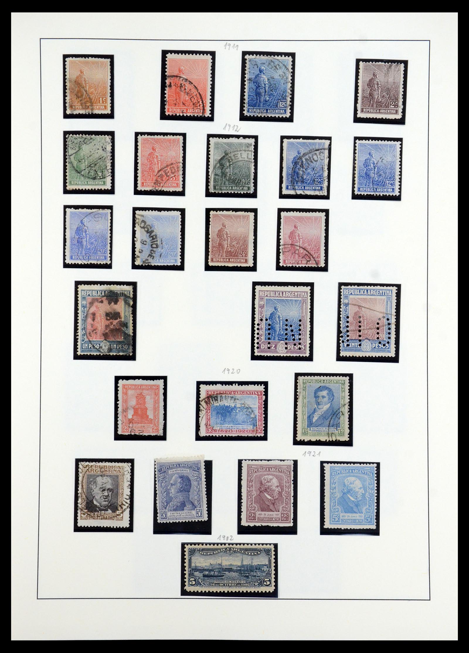 35343 010 - Postzegelverzameling 35343 Argentinië 1858-1965.