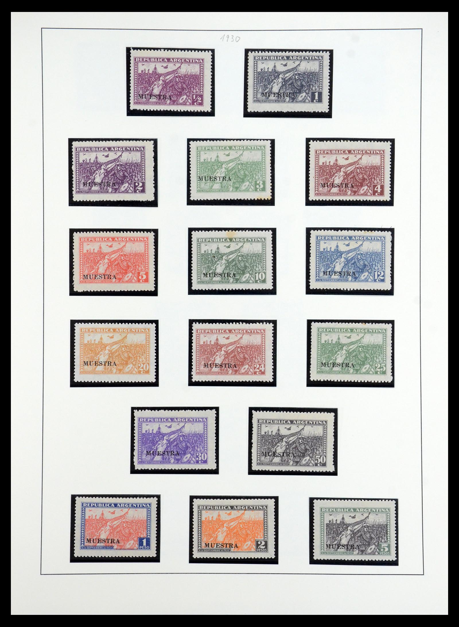 35343 014 - Postzegelverzameling 35343 Argentinië 1858-1965.