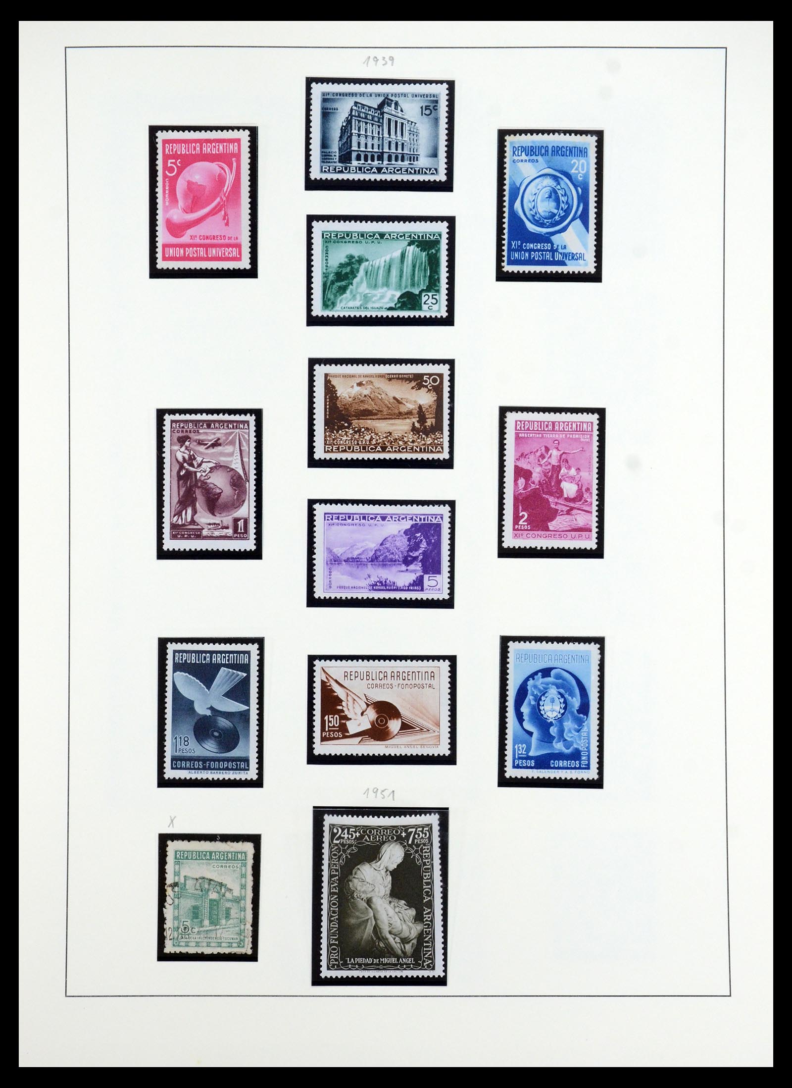 35343 022 - Postzegelverzameling 35343 Argentinië 1858-1965.