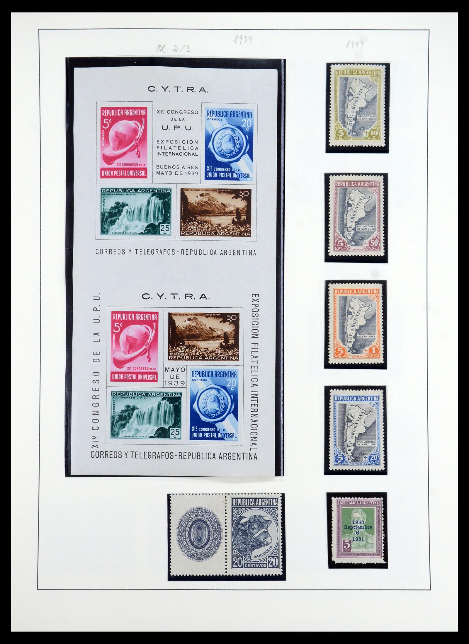 35343 023 - Postzegelverzameling 35343 Argentinië 1858-1965.