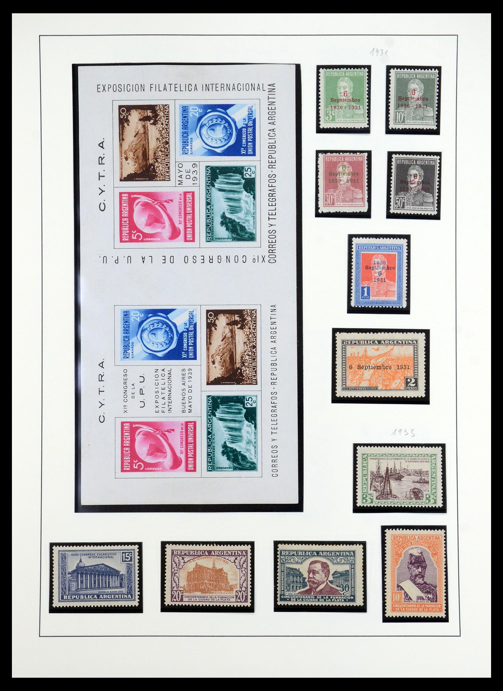 35343 024 - Postzegelverzameling 35343 Argentinië 1858-1965.