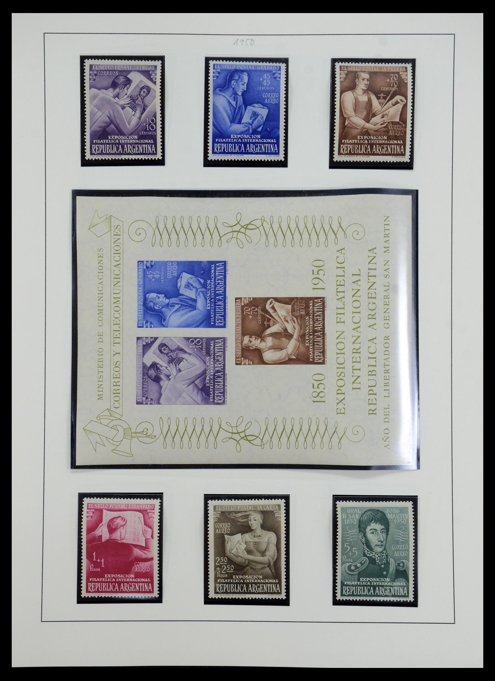 35343 031 - Postzegelverzameling 35343 Argentinië 1858-1965.