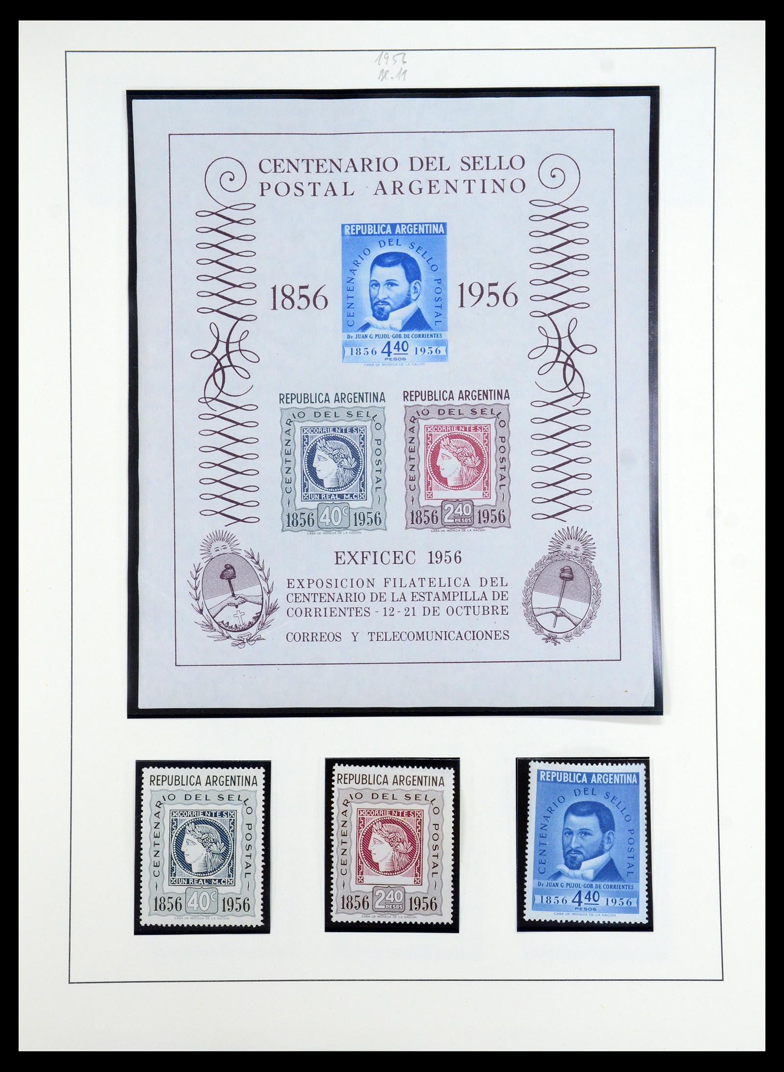 35343 032 - Postzegelverzameling 35343 Argentinië 1858-1965.