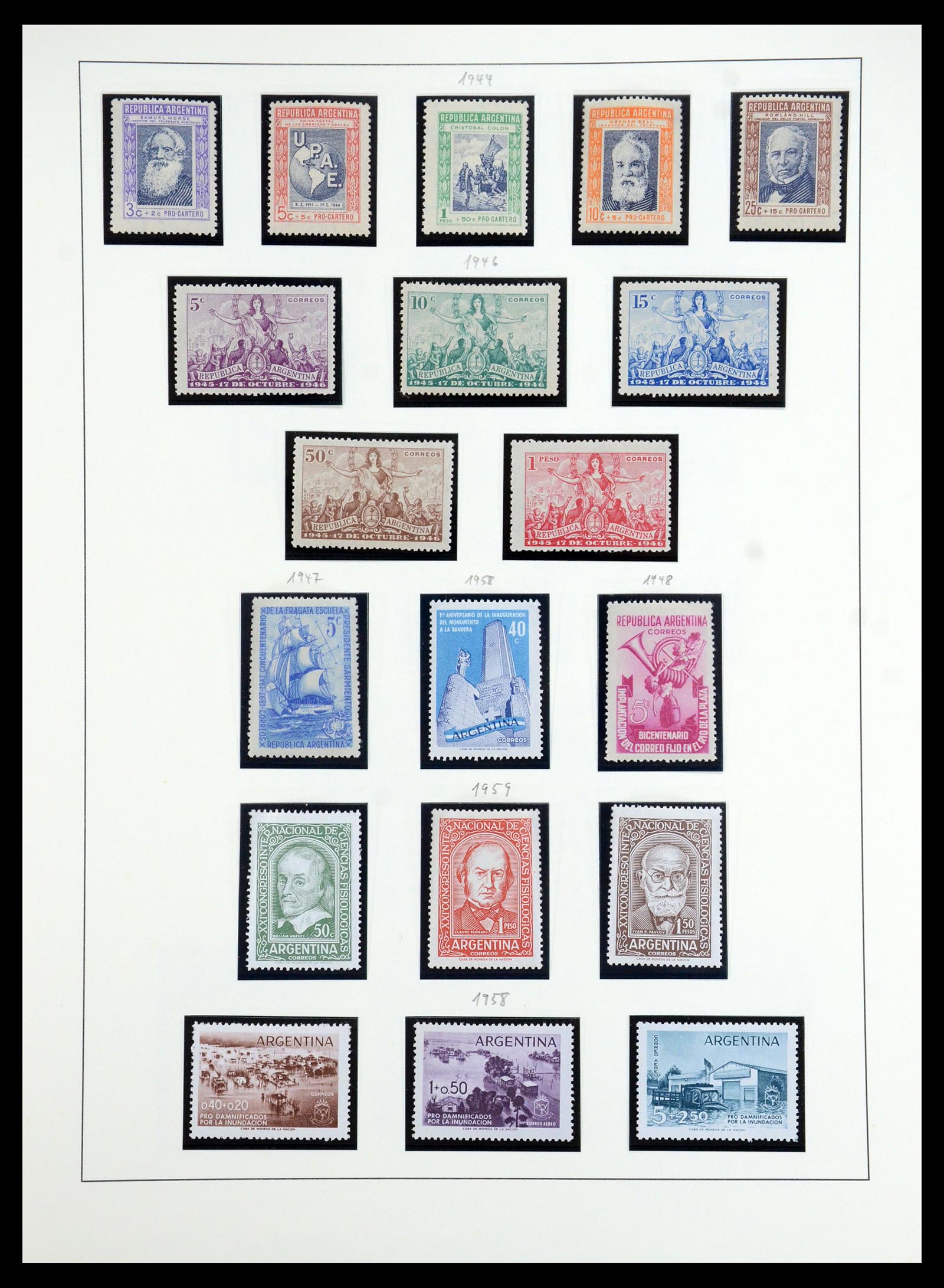 35343 033 - Postzegelverzameling 35343 Argentinië 1858-1965.