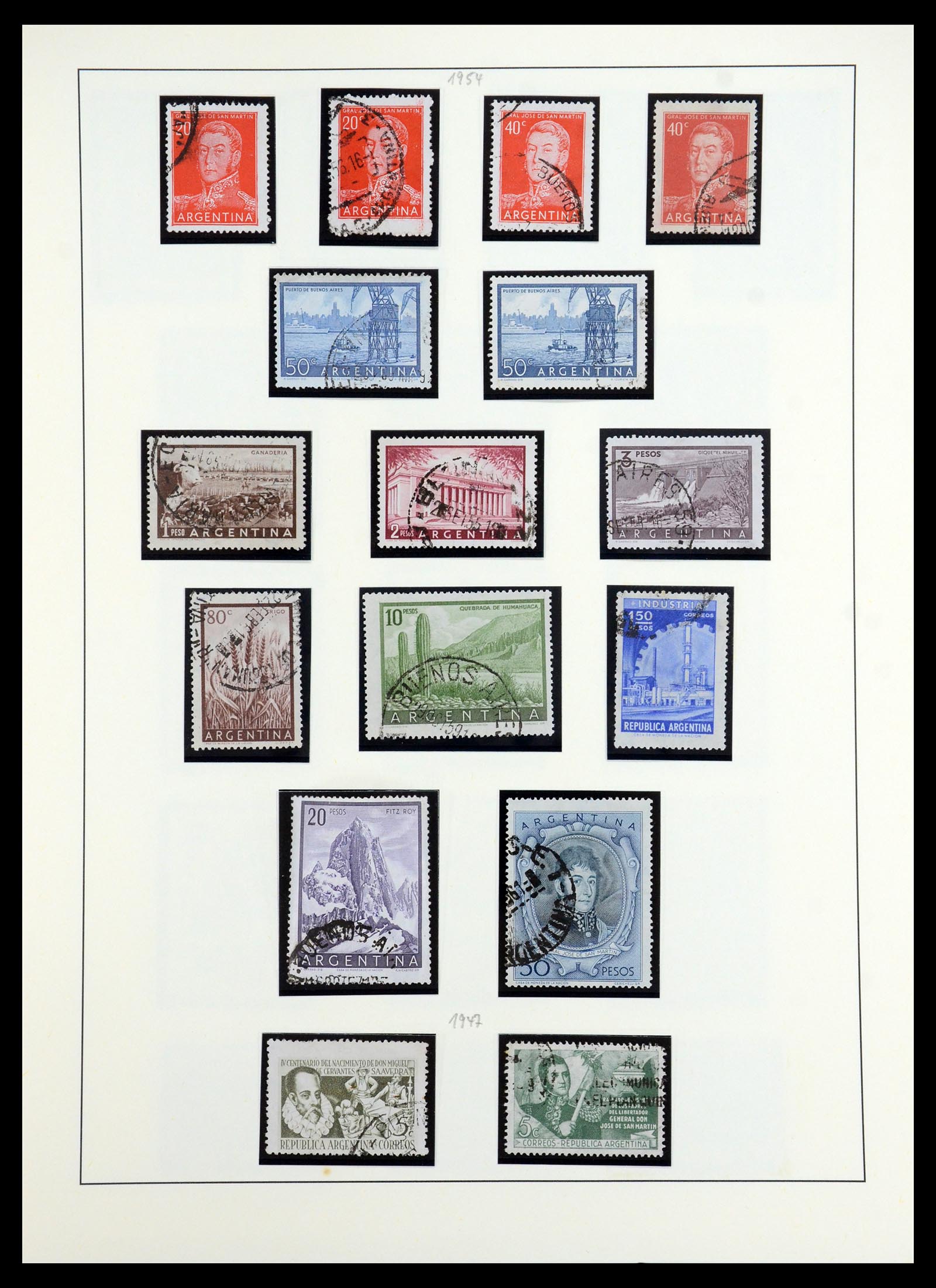 35343 035 - Postzegelverzameling 35343 Argentinië 1858-1965.