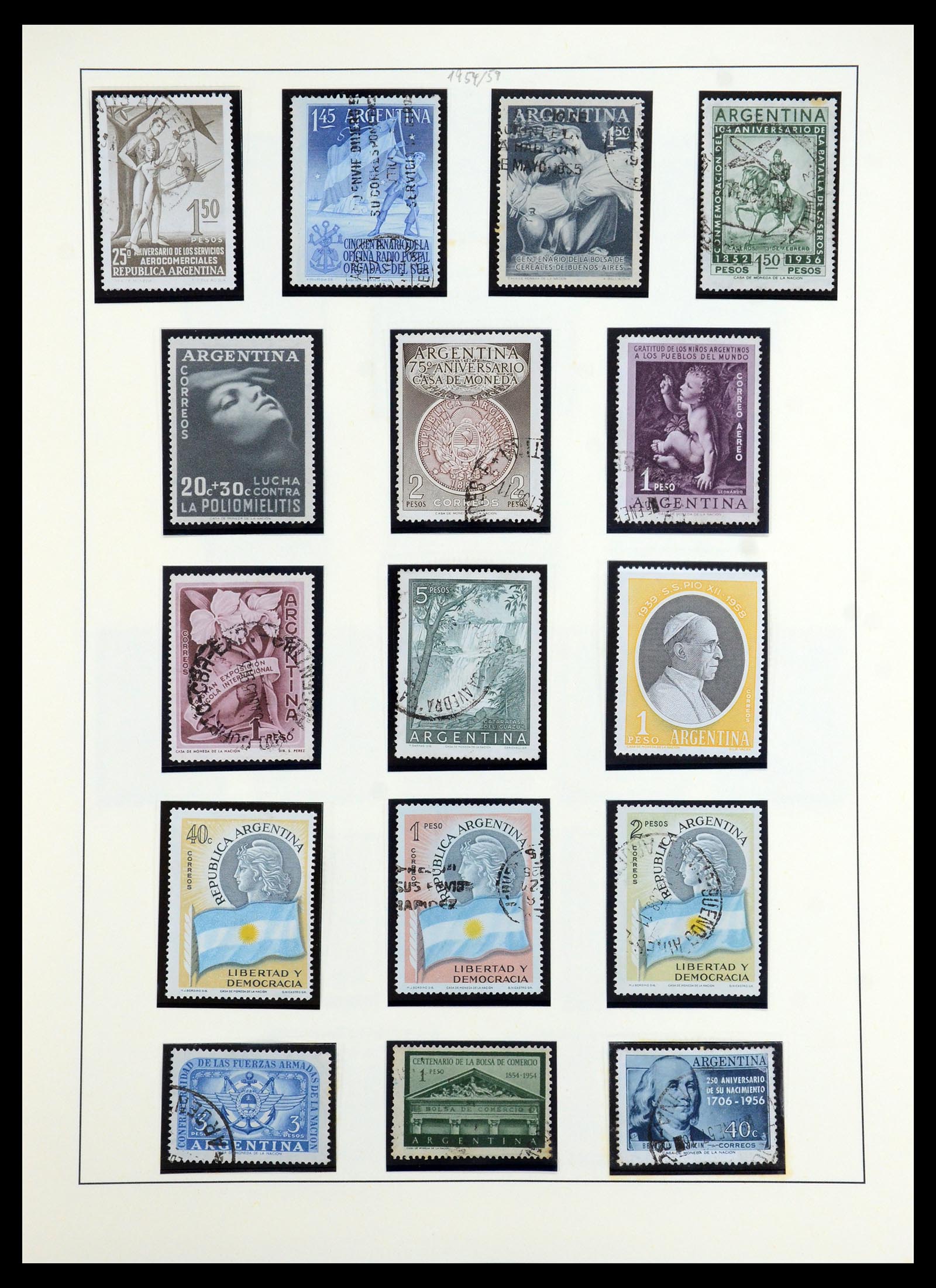 35343 036 - Postzegelverzameling 35343 Argentinië 1858-1965.