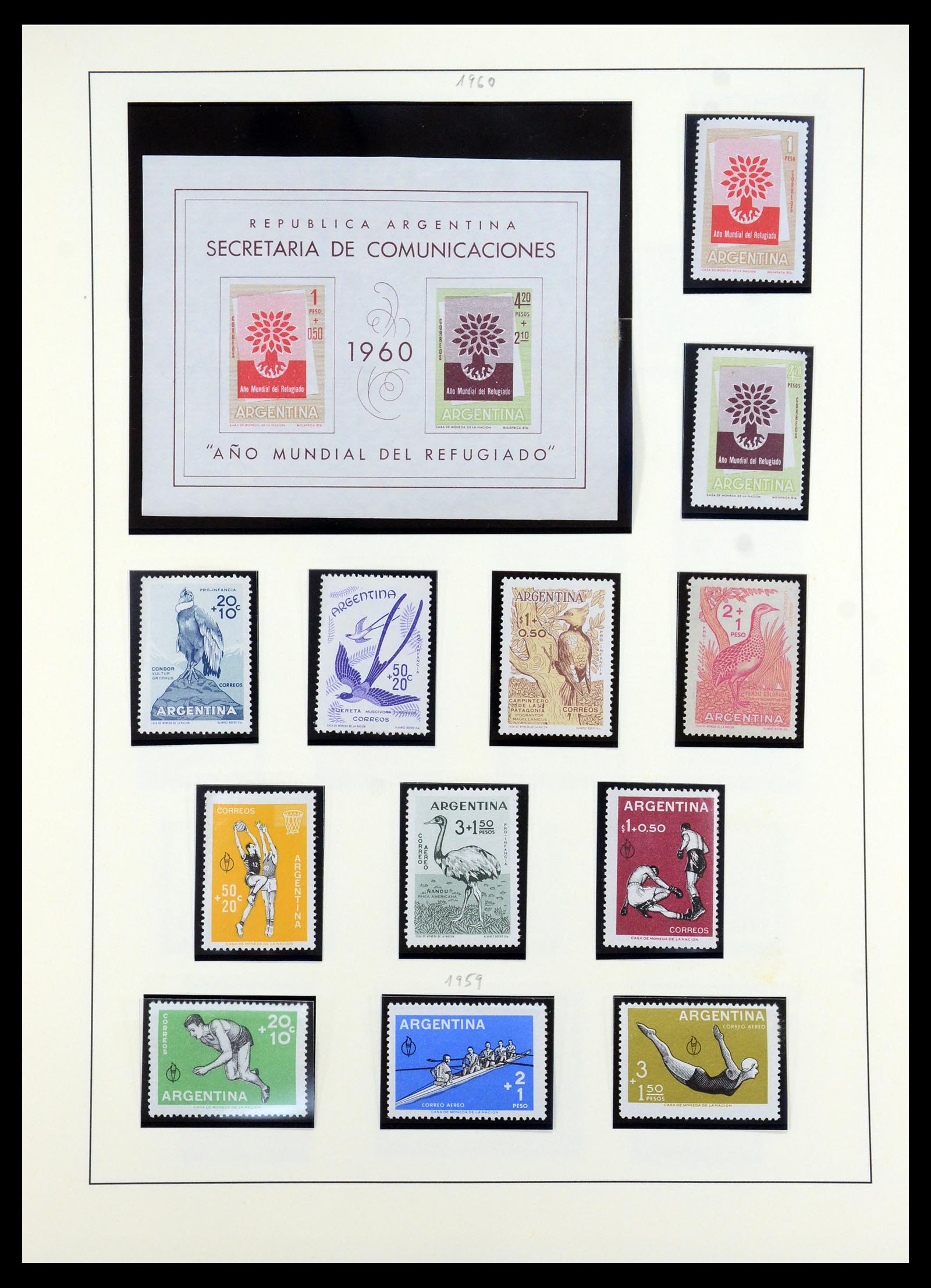 35343 042 - Postzegelverzameling 35343 Argentinië 1858-1965.
