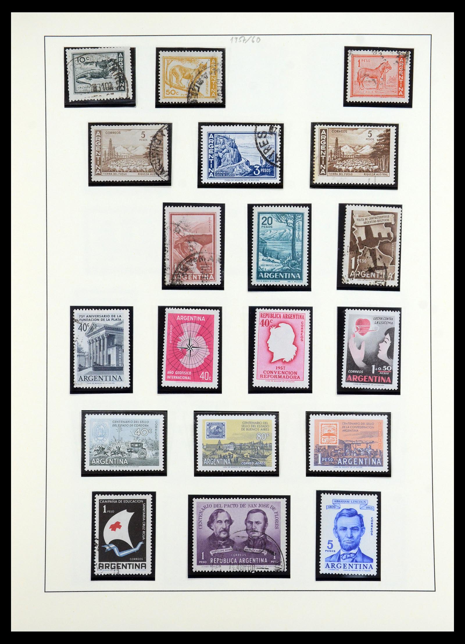 35343 043 - Postzegelverzameling 35343 Argentinië 1858-1965.