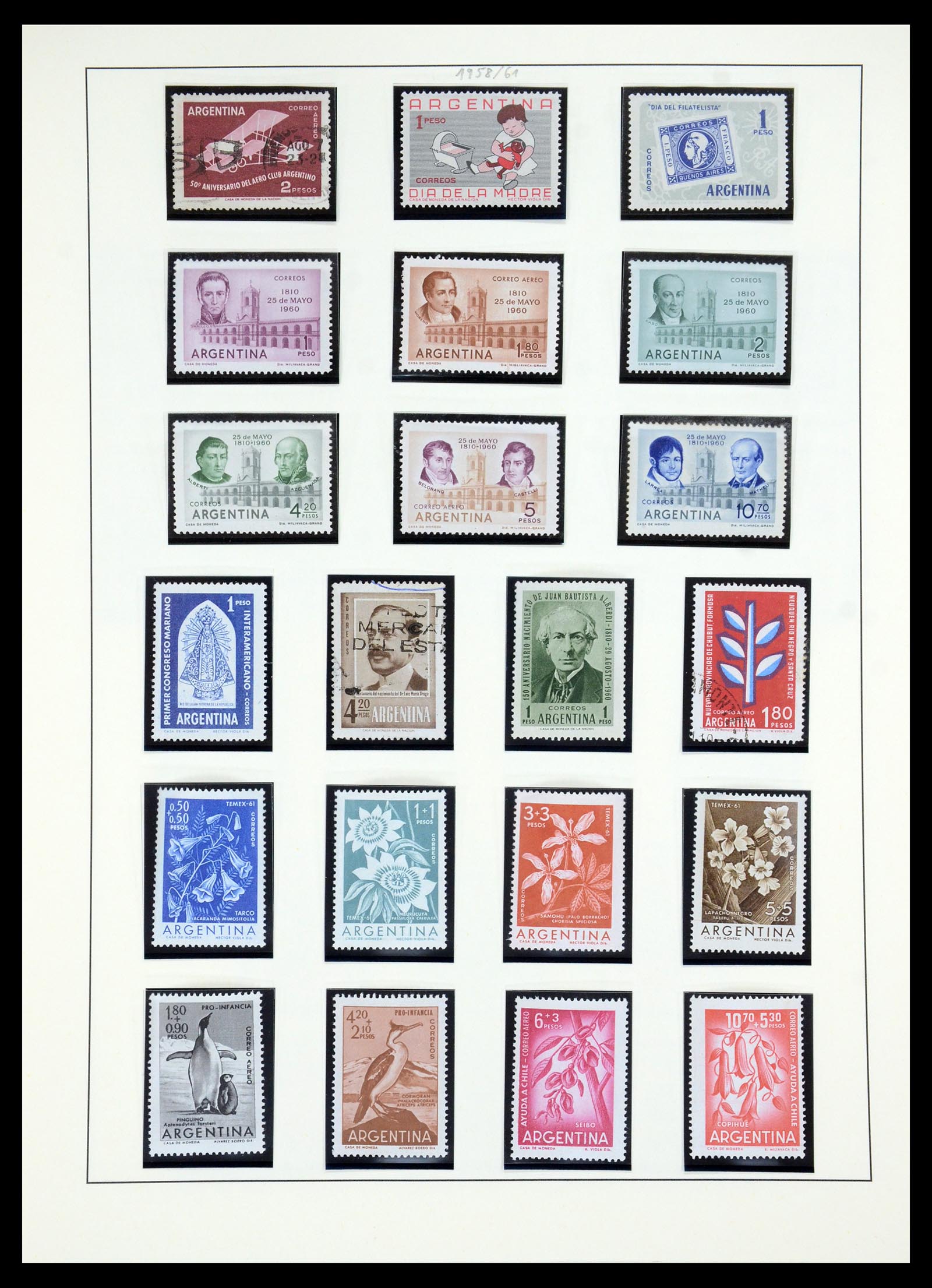 35343 044 - Postzegelverzameling 35343 Argentinië 1858-1965.