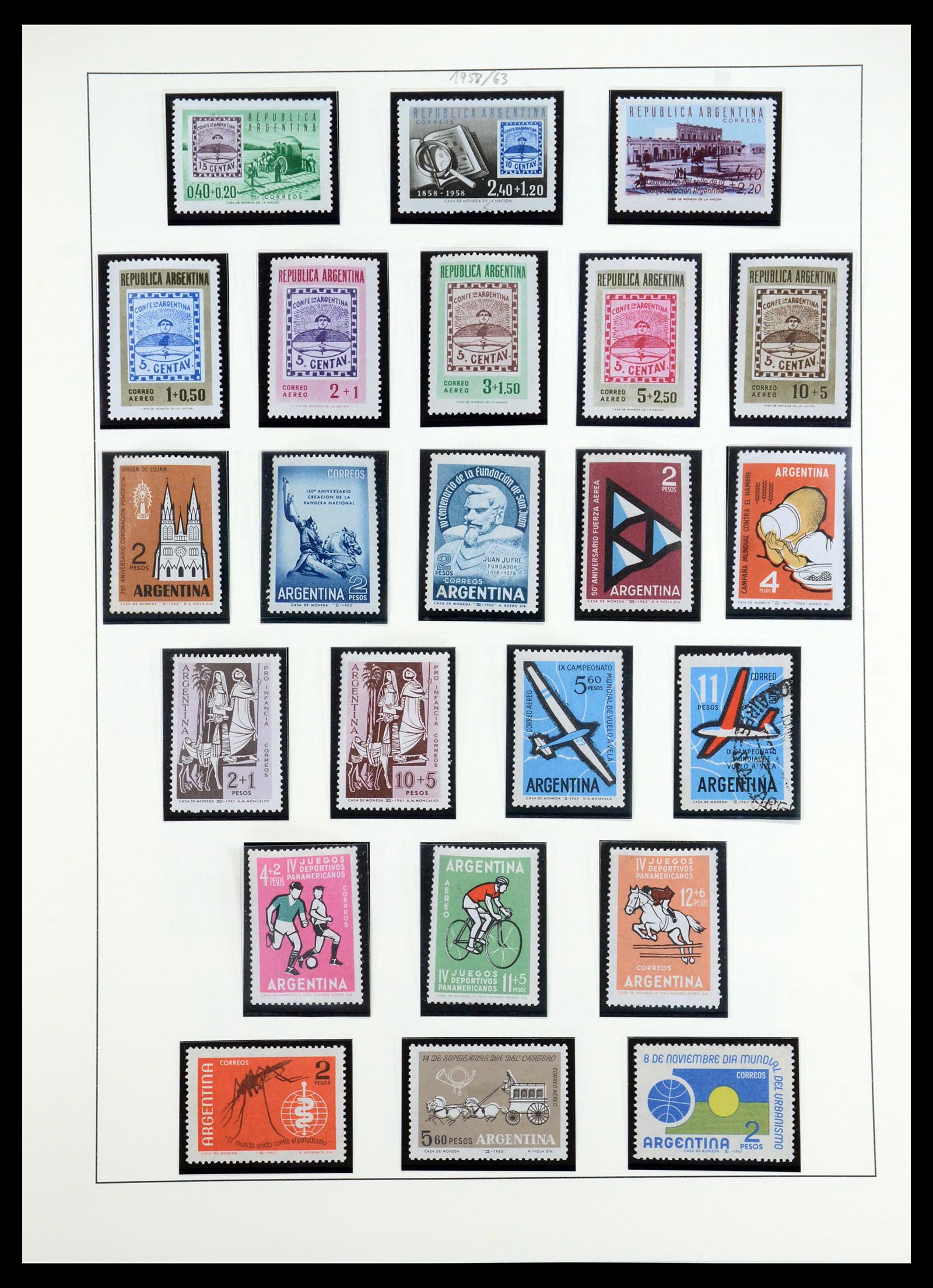 35343 045 - Postzegelverzameling 35343 Argentinië 1858-1965.