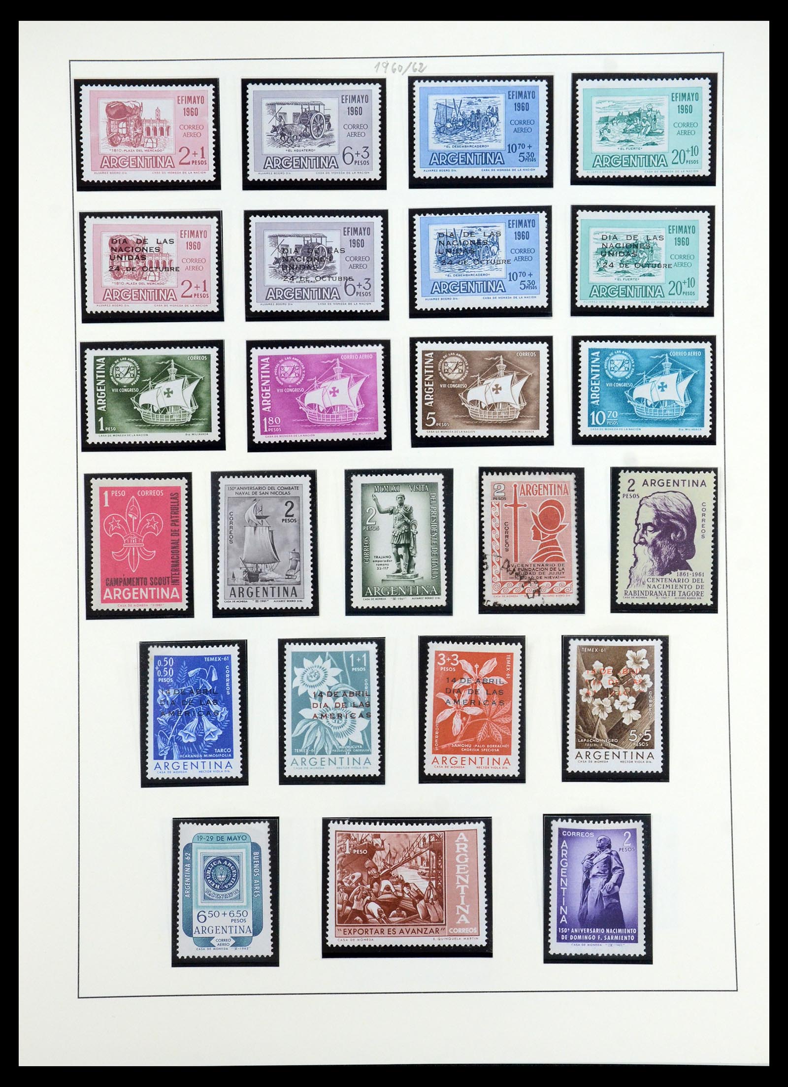 35343 046 - Postzegelverzameling 35343 Argentinië 1858-1965.