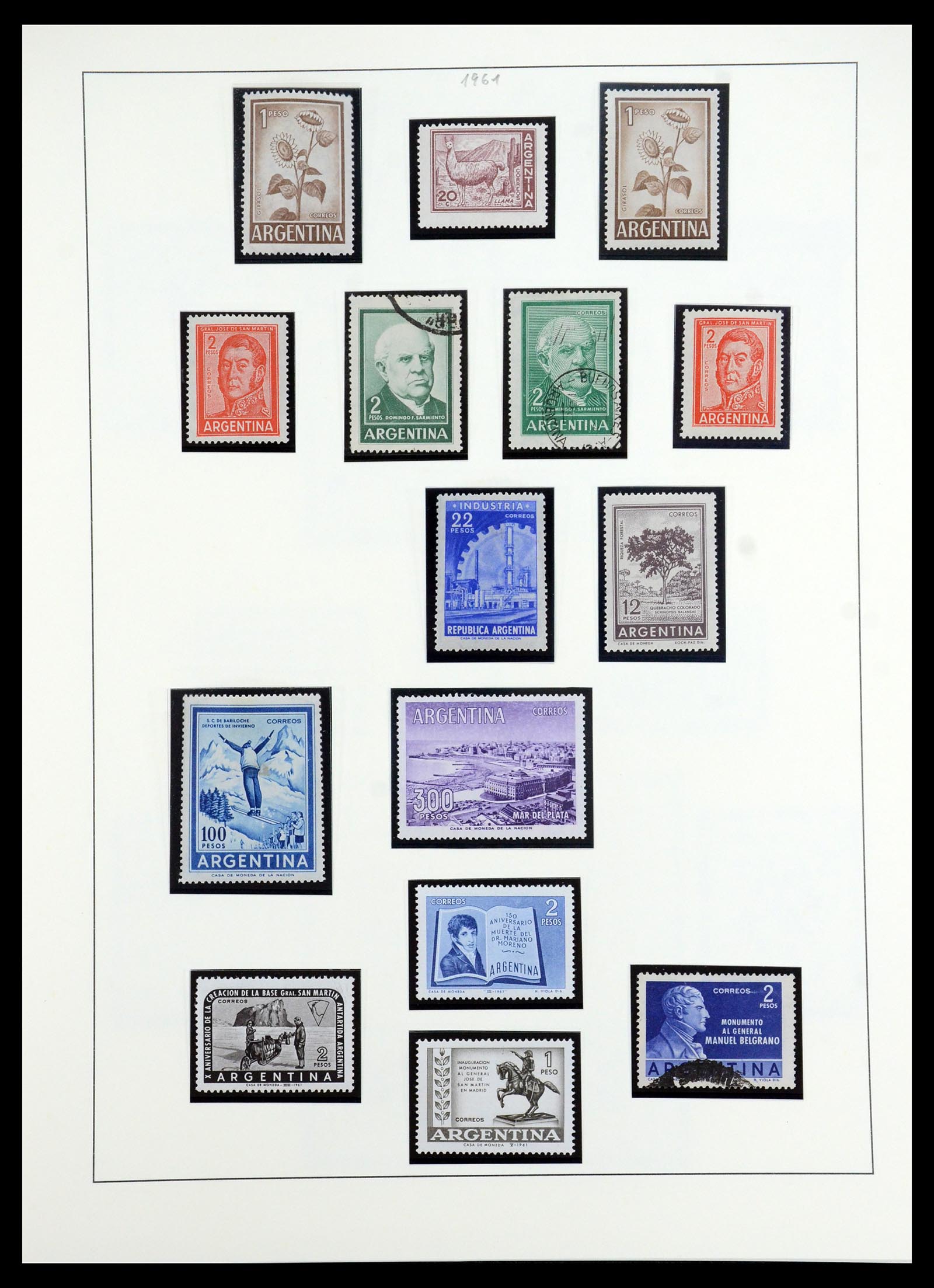 35343 047 - Postzegelverzameling 35343 Argentinië 1858-1965.