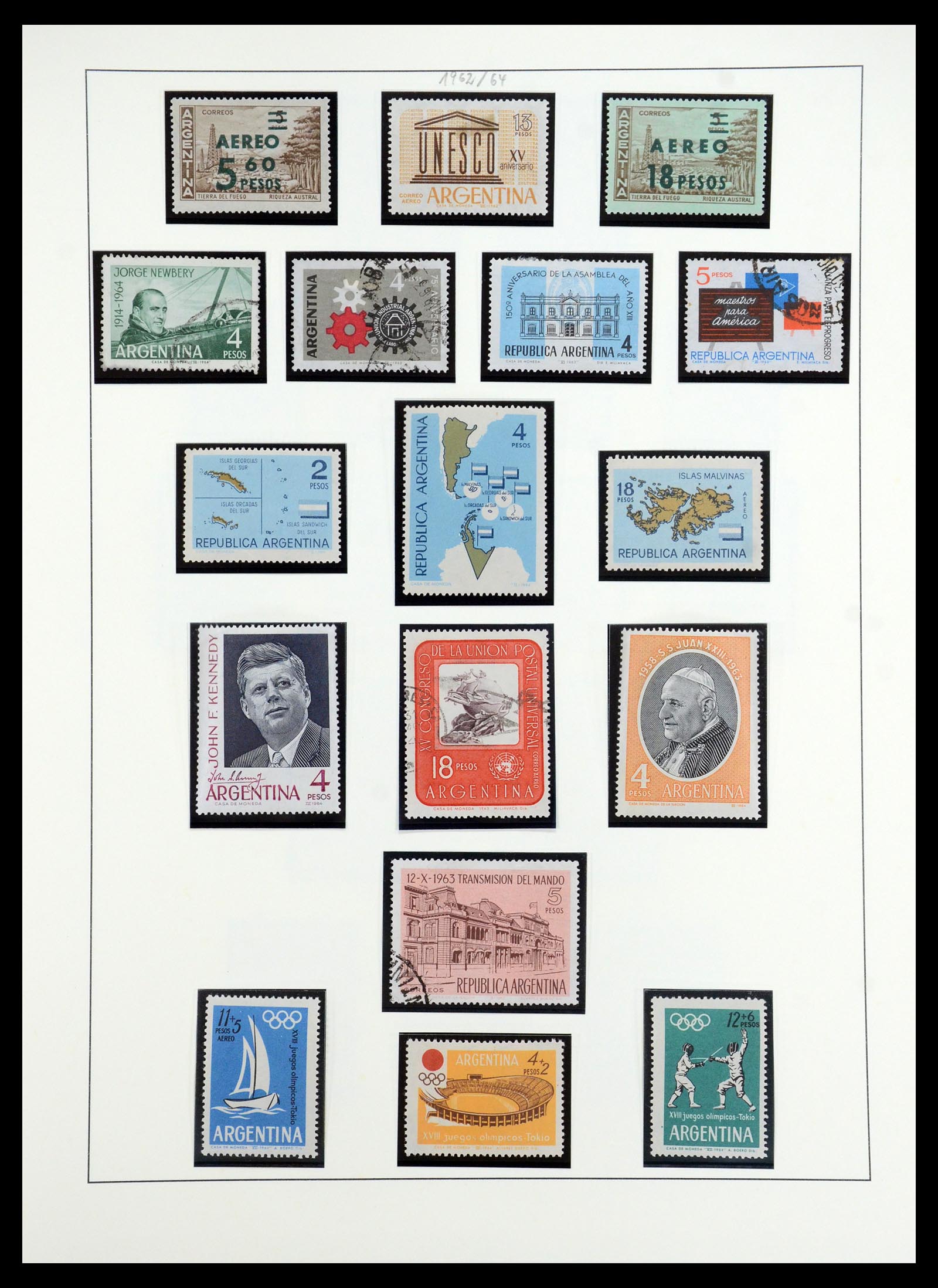 35343 050 - Postzegelverzameling 35343 Argentinië 1858-1965.