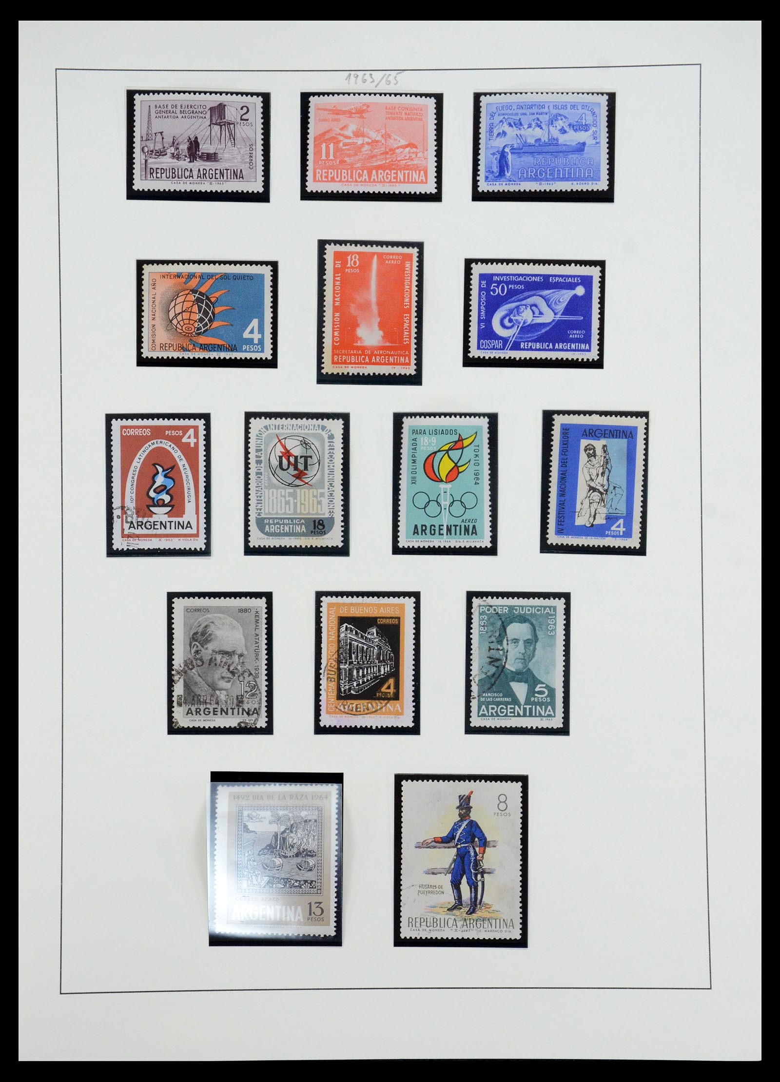 35343 052 - Postzegelverzameling 35343 Argentinië 1858-1965.