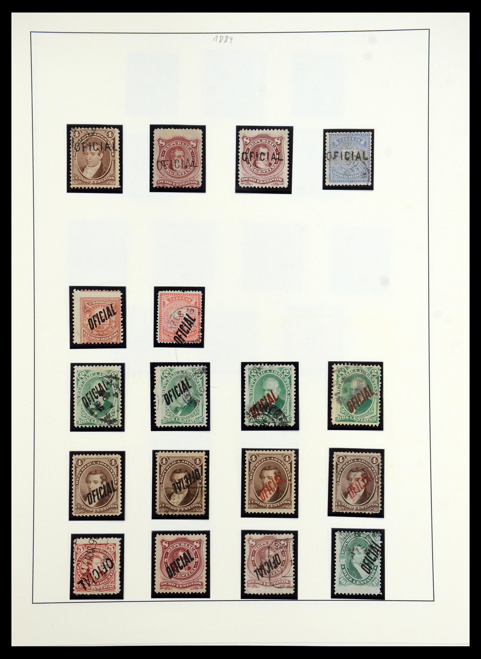 35343 054 - Postzegelverzameling 35343 Argentinië 1858-1965.