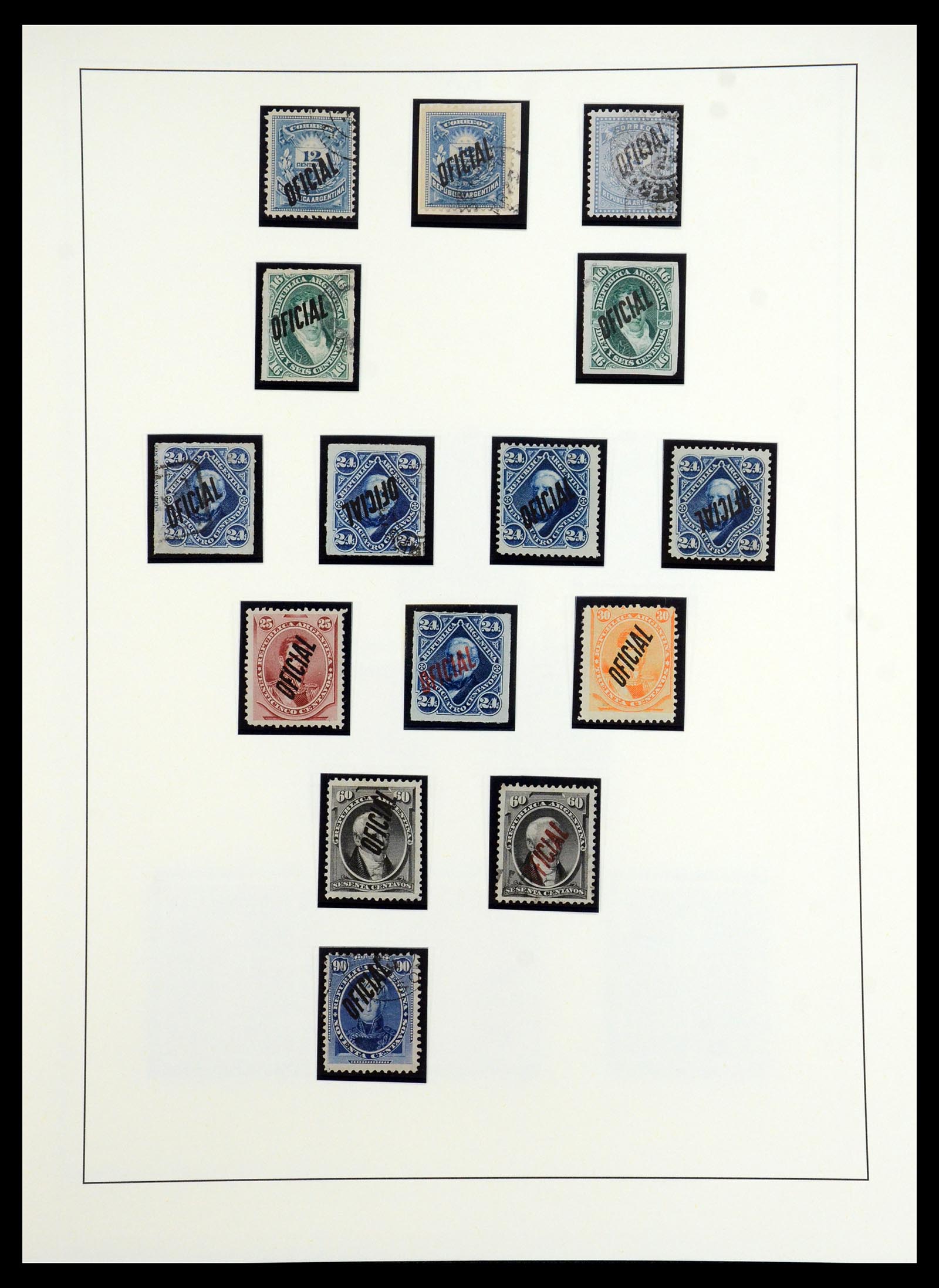35343 055 - Postzegelverzameling 35343 Argentinië 1858-1965.