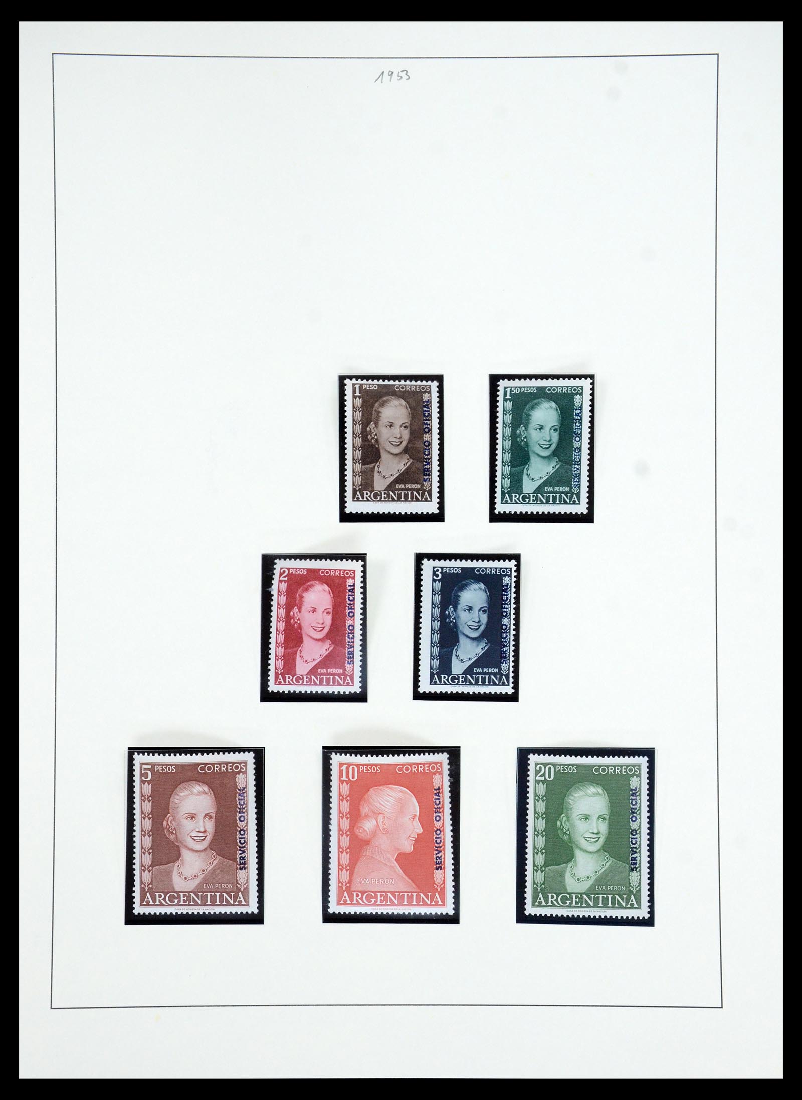 35343 056 - Postzegelverzameling 35343 Argentinië 1858-1965.