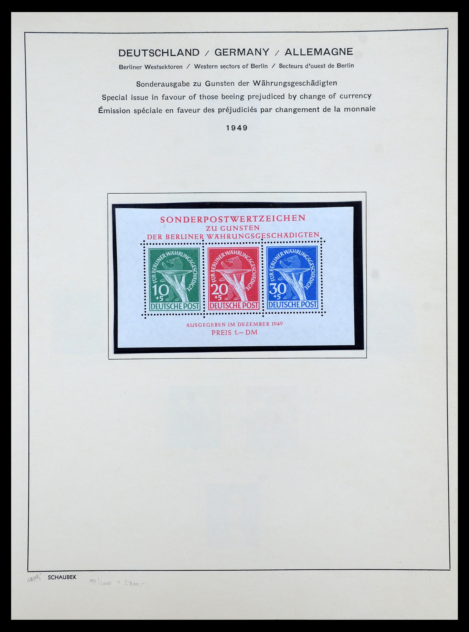 35344 005 - Postzegelverzameling 35344 Berlijn 1948-1990.