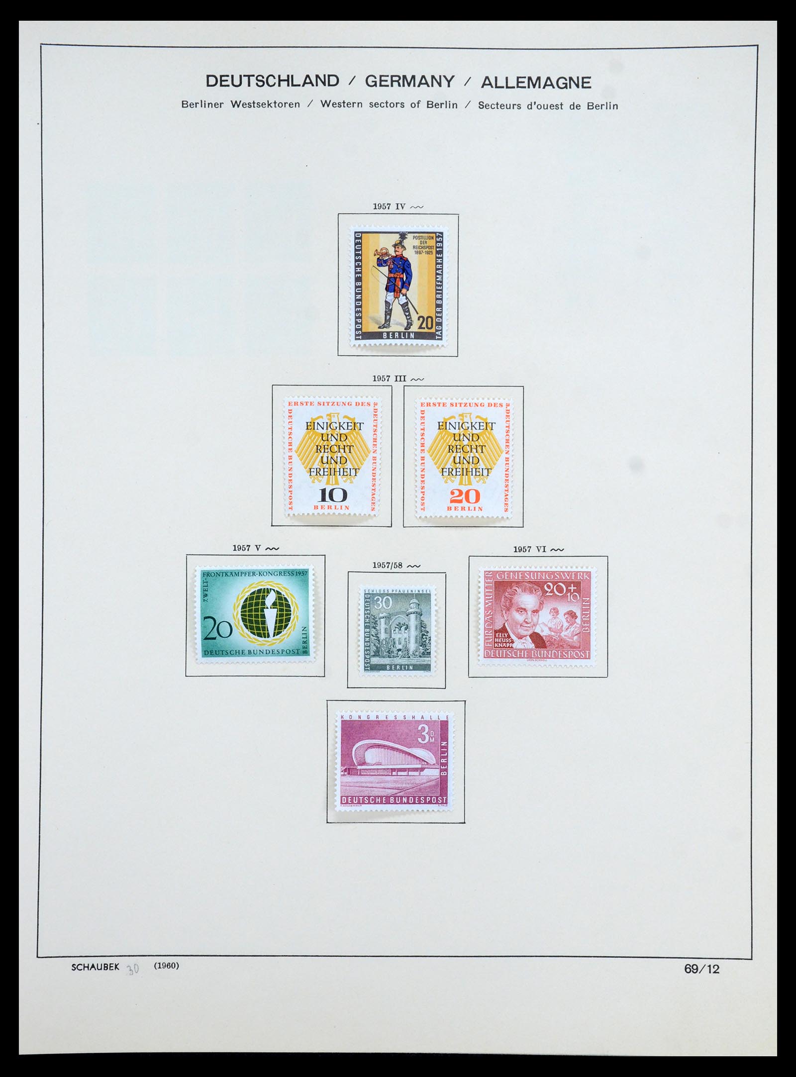 35344 015 - Postzegelverzameling 35344 Berlijn 1948-1990.