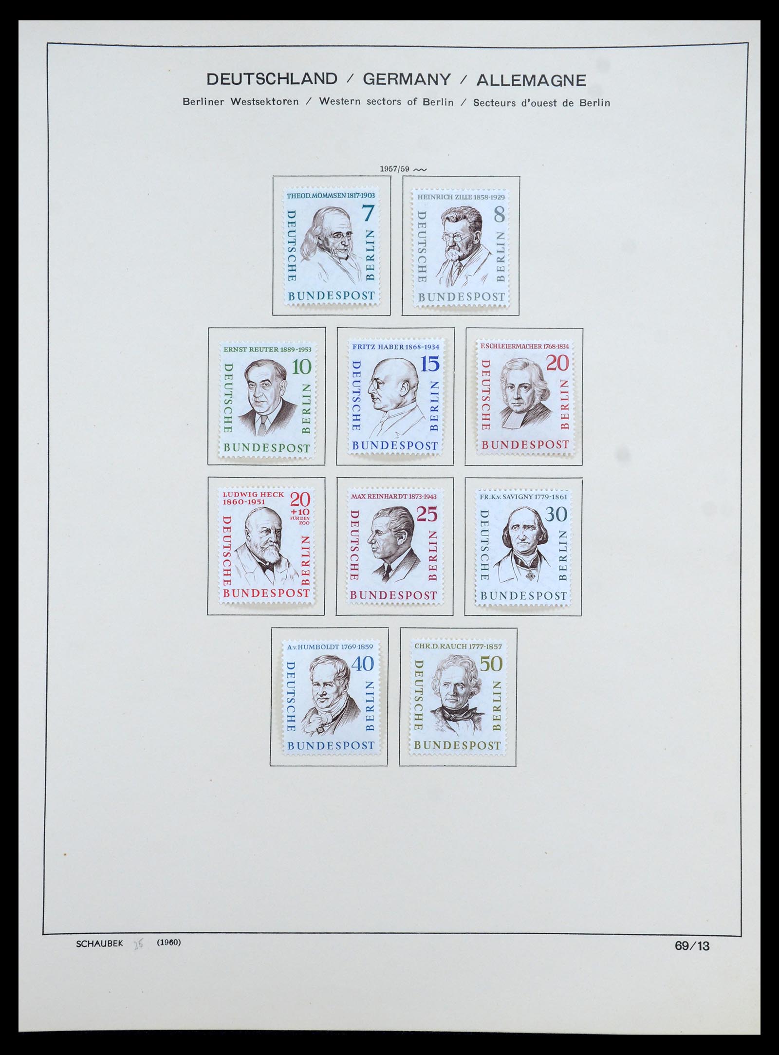35344 017 - Postzegelverzameling 35344 Berlijn 1948-1990.