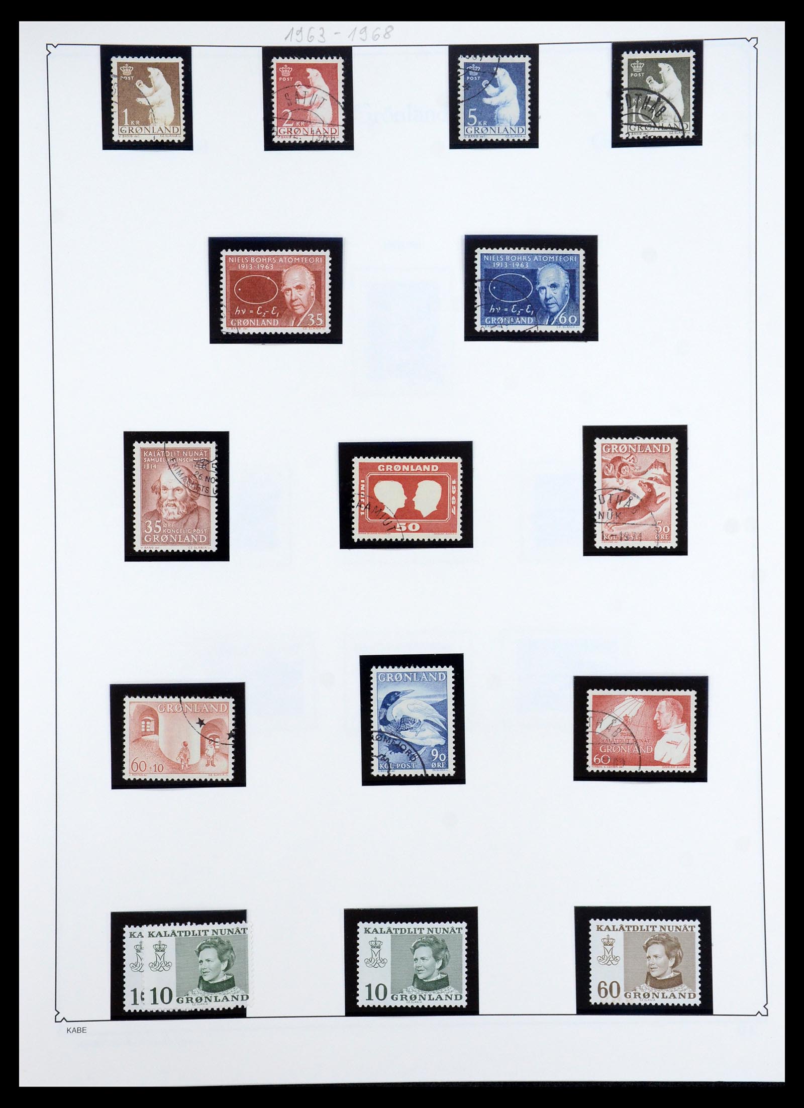 35347 005 - Postzegelverzameling 35347 Groenland 1905-2011.
